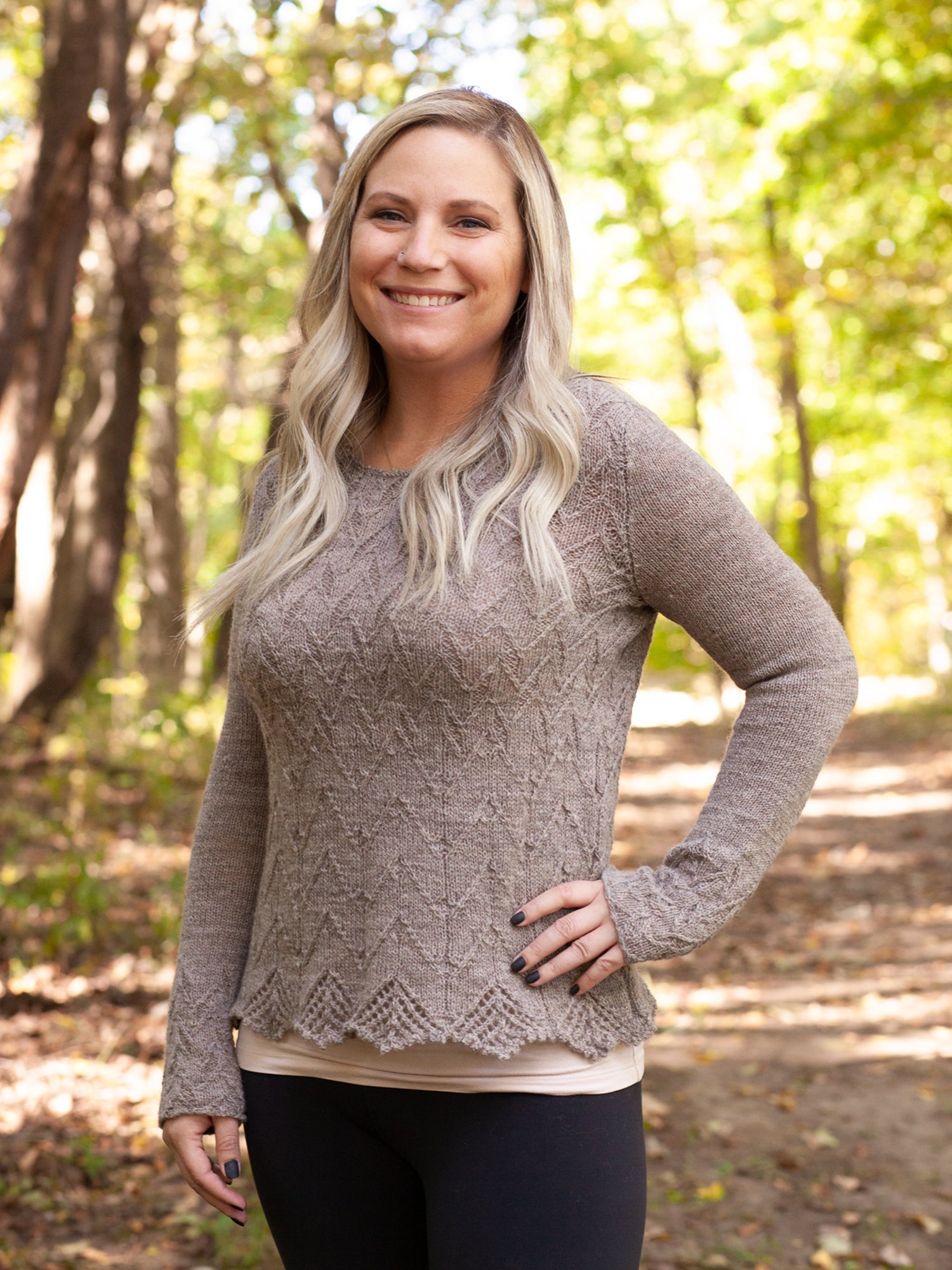 Petals Top <br/><small>knitting pattern</small>