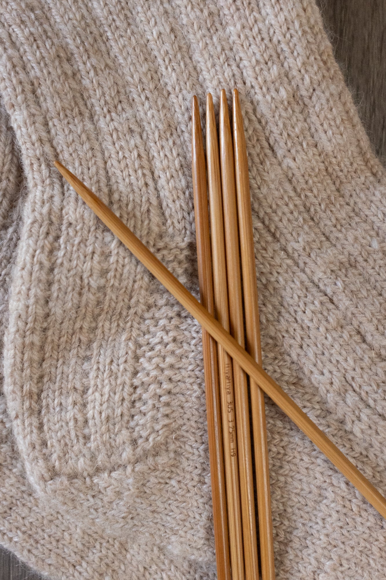 Hiya Hiya Bamboo Double Point Needles