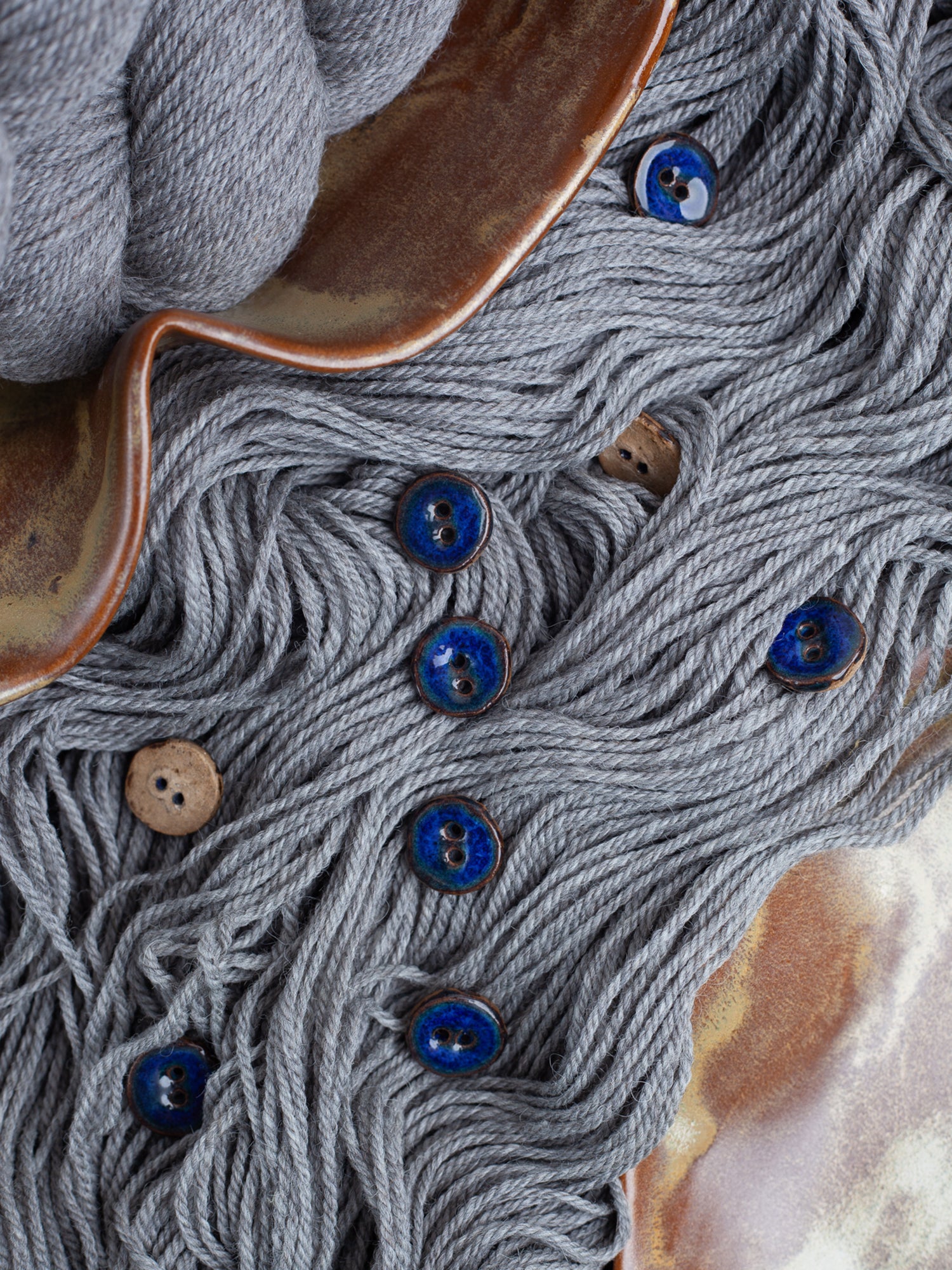 Blue Surf <br/><small>23mm Ceramic Linda's Button</small>