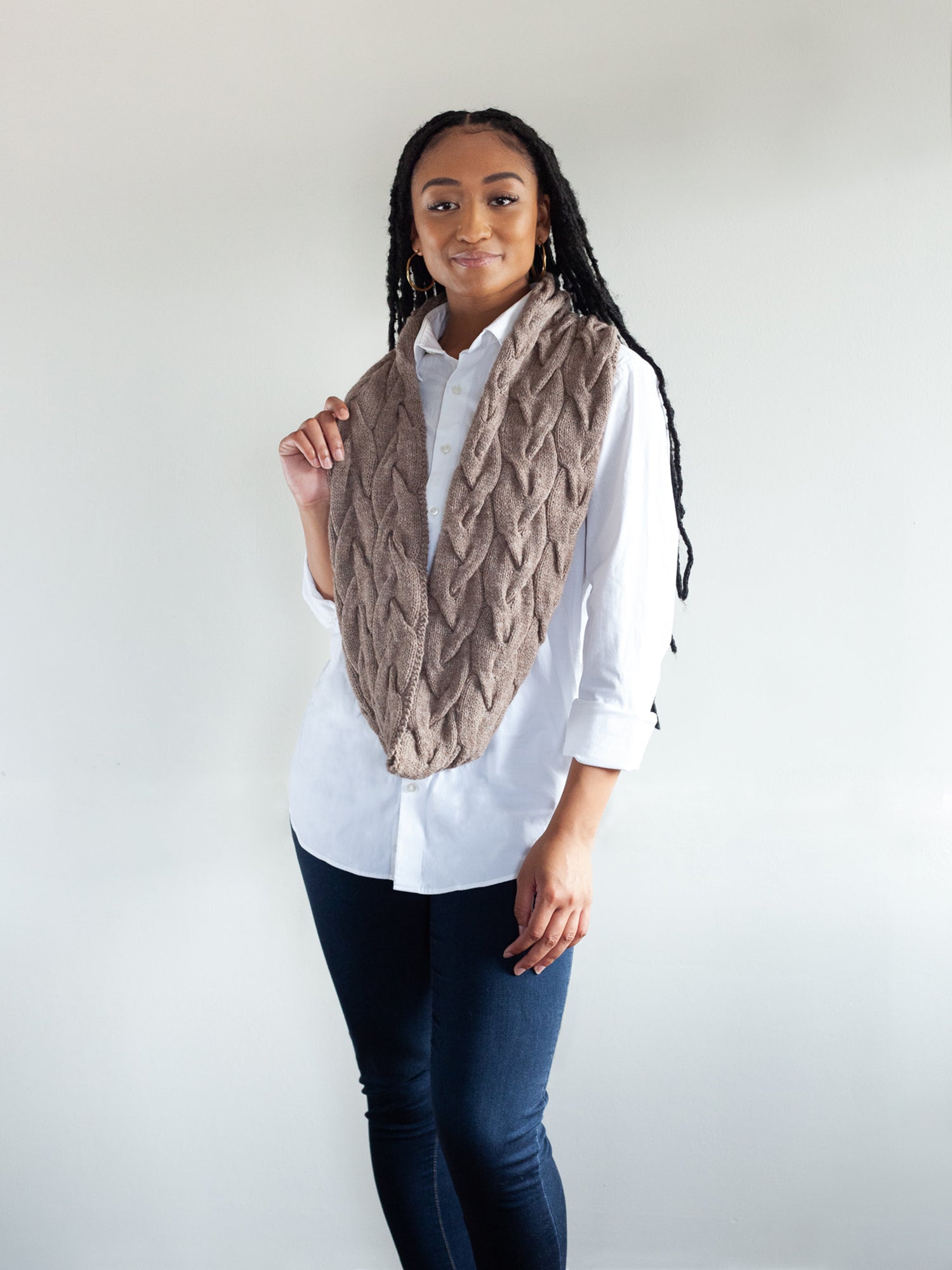 Monkey Bread Hat and Scarf <br/><small>knitting pattern</small>