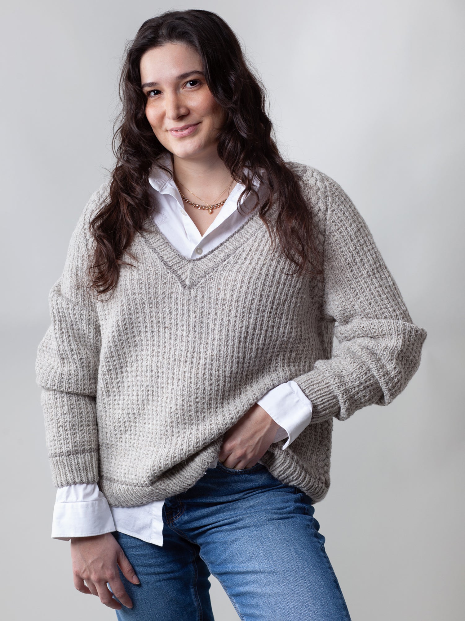 Multigrain pullover <br/><small>knitting pattern</small>