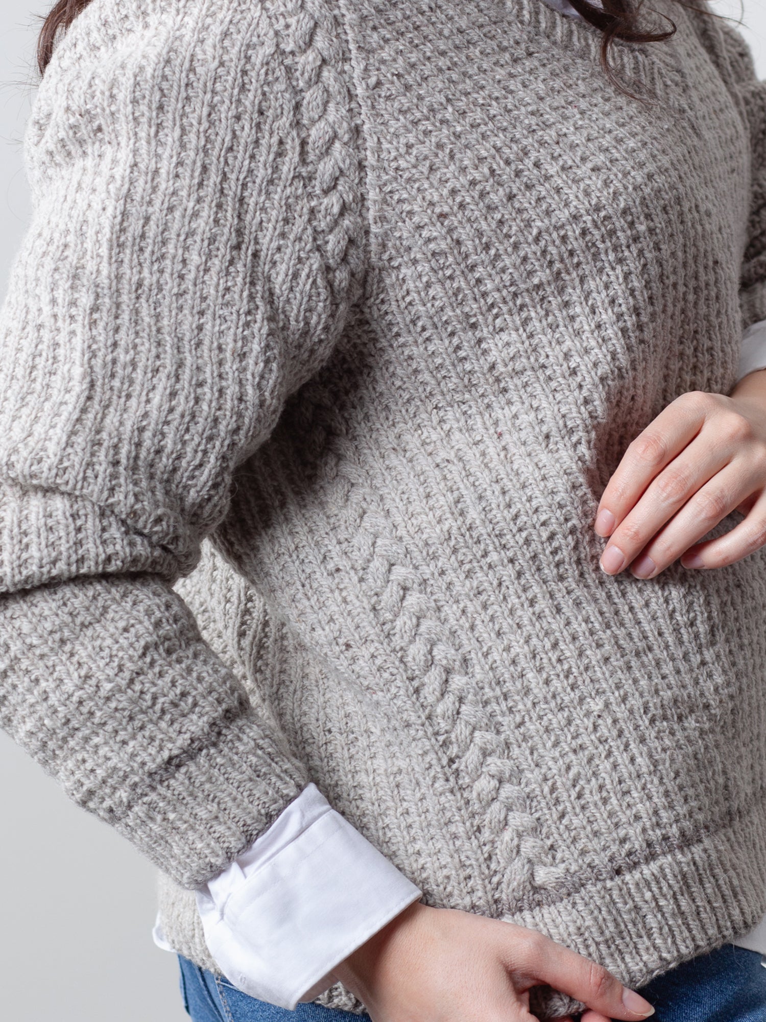 Multigrain pullover <br/><small>knitting pattern</small>