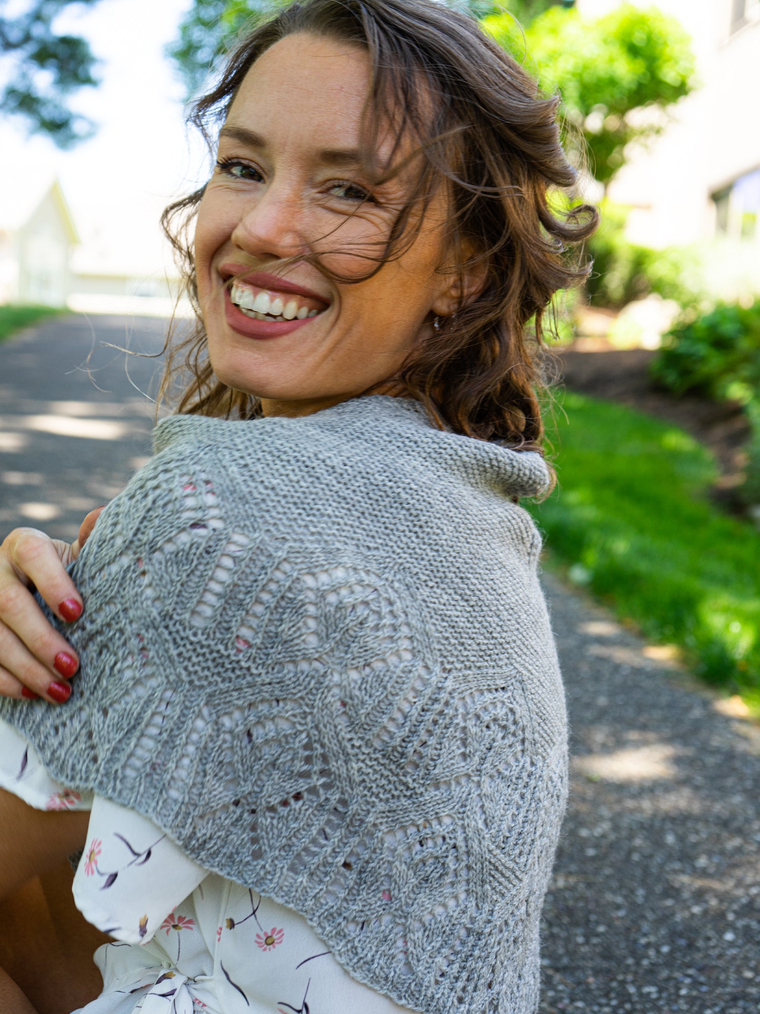 Angels in Churches Shawl by Anne Hanson