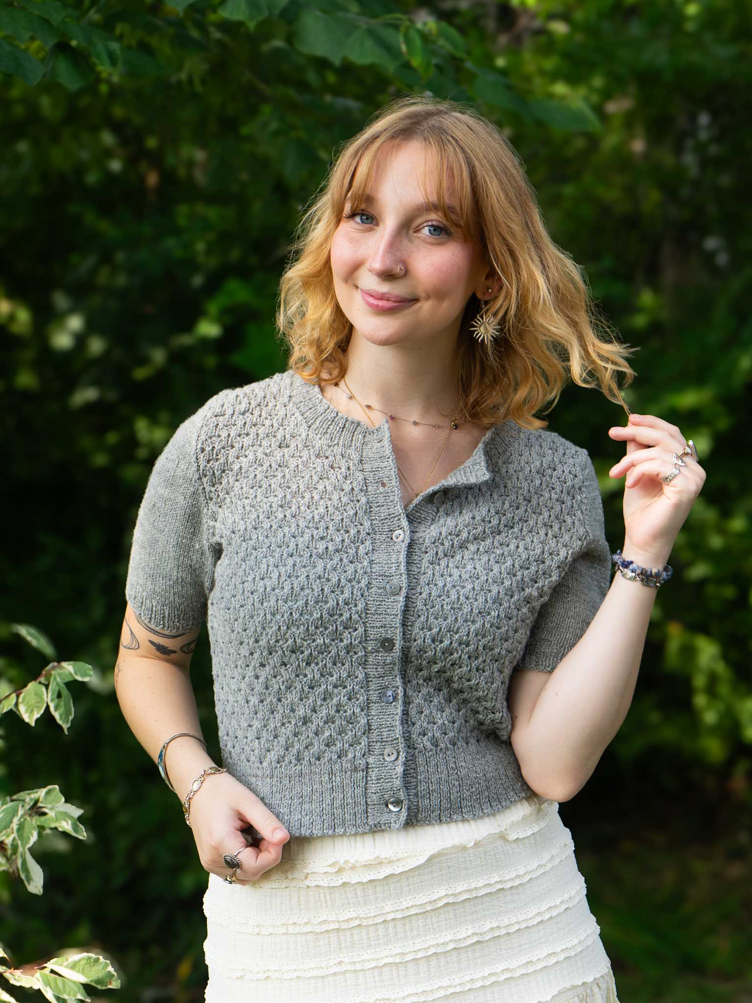 Black Oak Cardigan <br/><small>sweater knitting pattern</small>