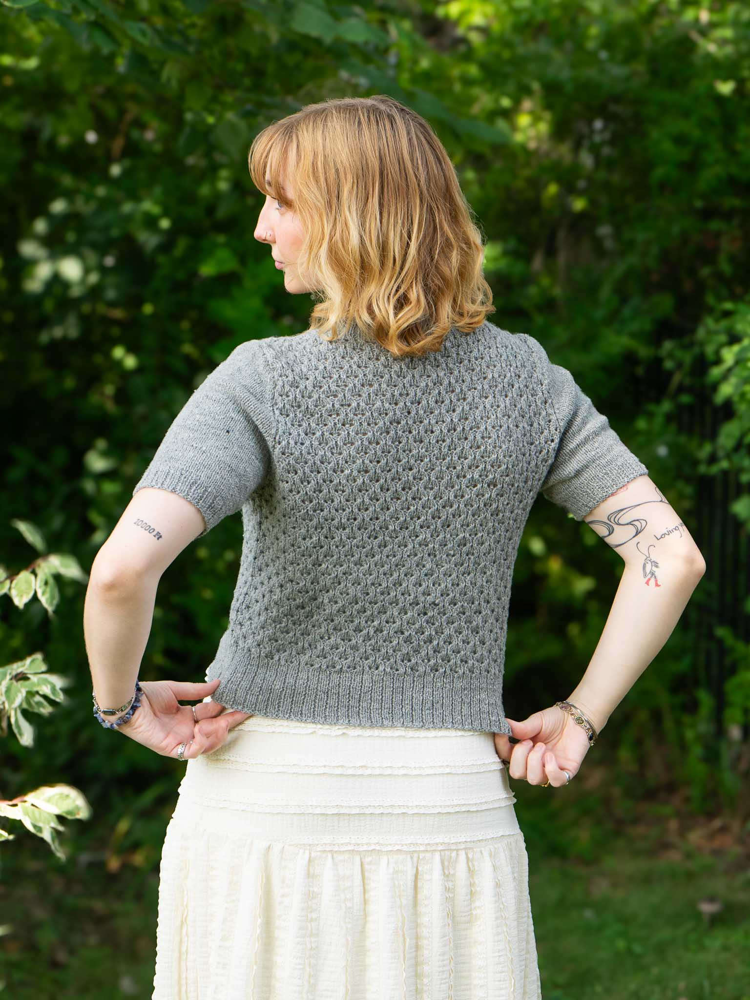 Black Oak Cardigan <br/><small>sweater knitting pattern</small>