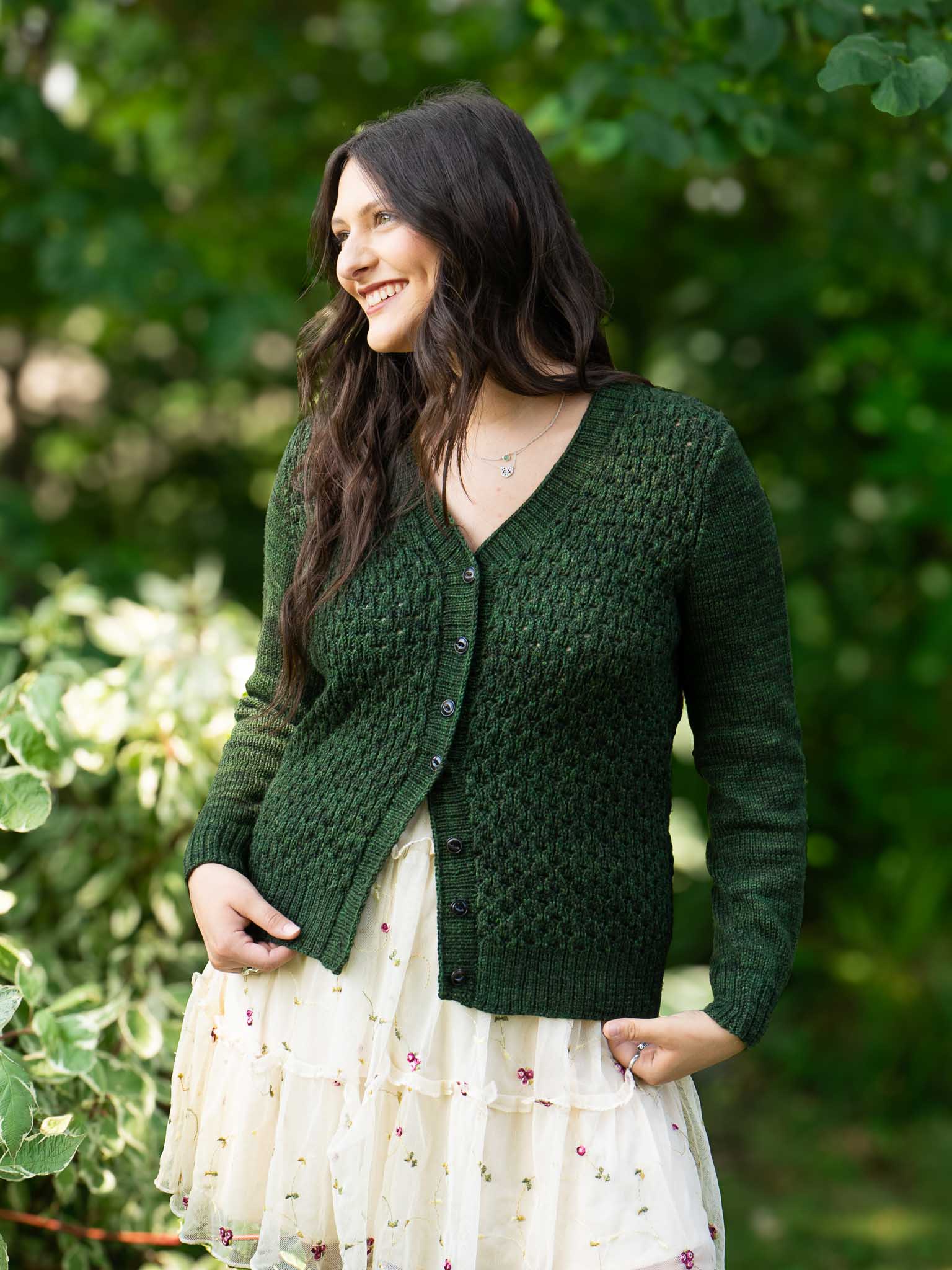 Black Oak Cardigan <br/><small>sweater knitting pattern</small>