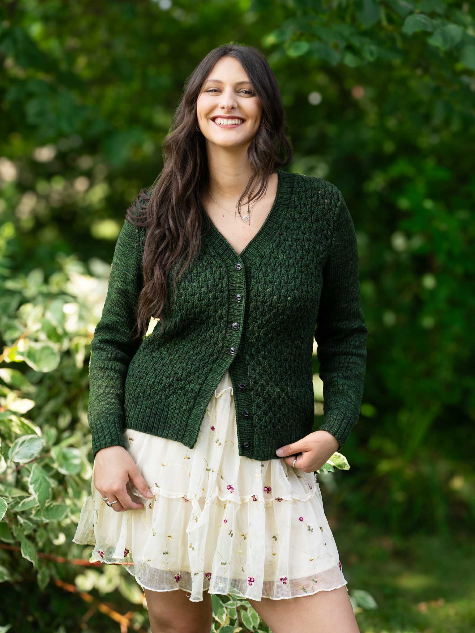 Black Oak Cardigan <br/><small>sweater knitting pattern</small>