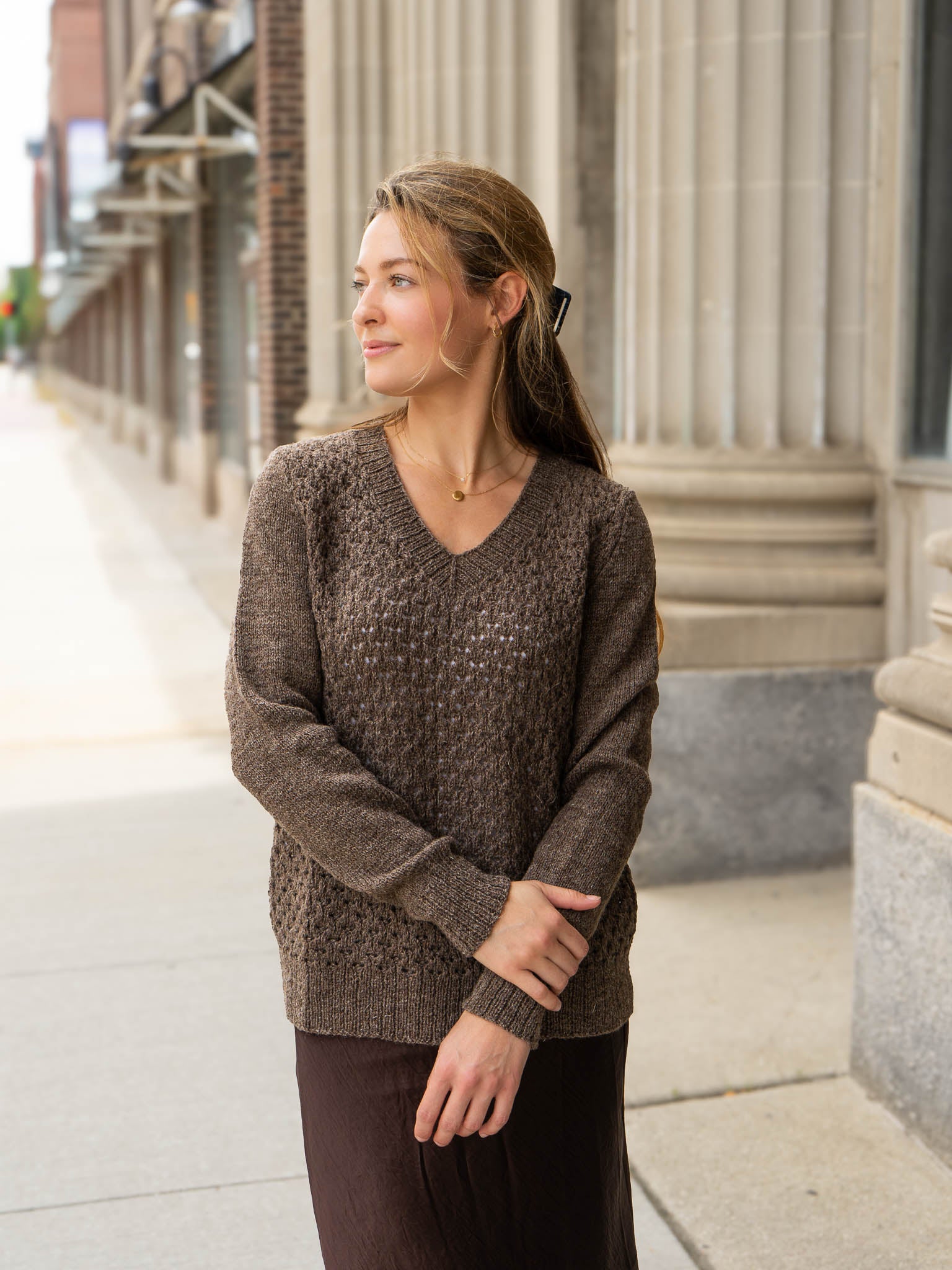 Black Oak Pullover <br/><small>sweater knitting pattern</small>