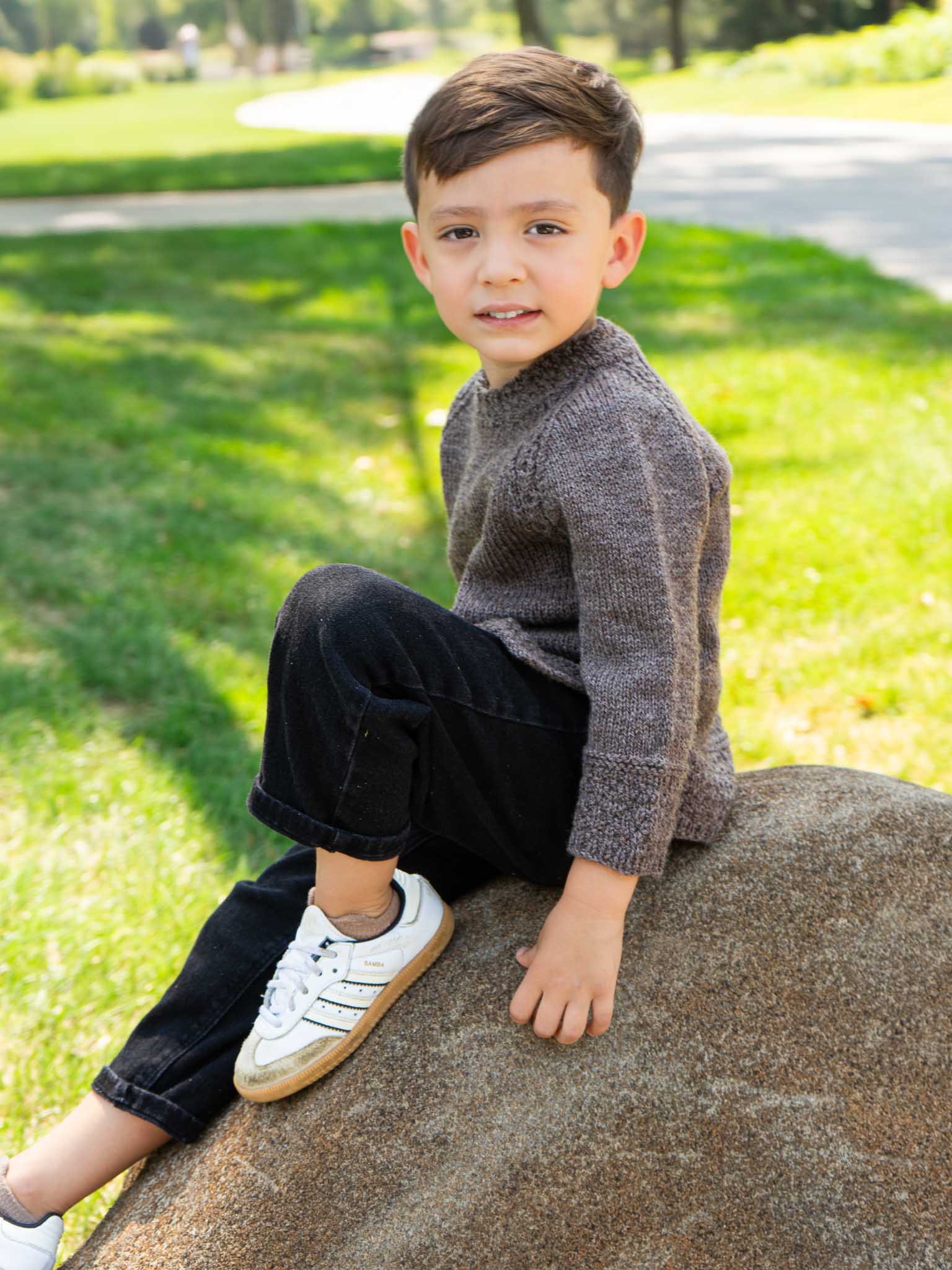 Box Top Shorty <br/><small>child/teen knitting pattern</small>