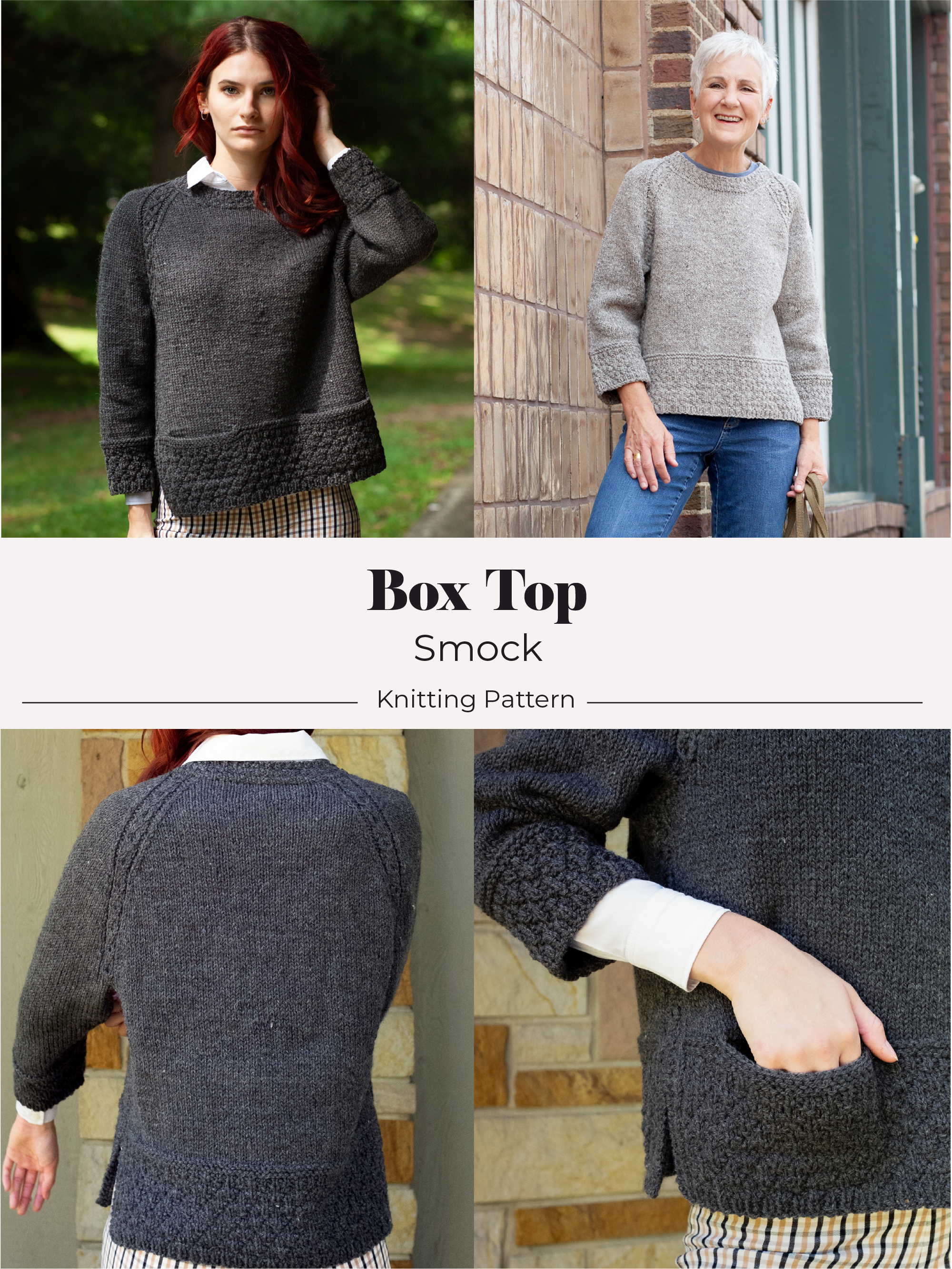 Box Top Smock <br/><small>knitting pattern</small>