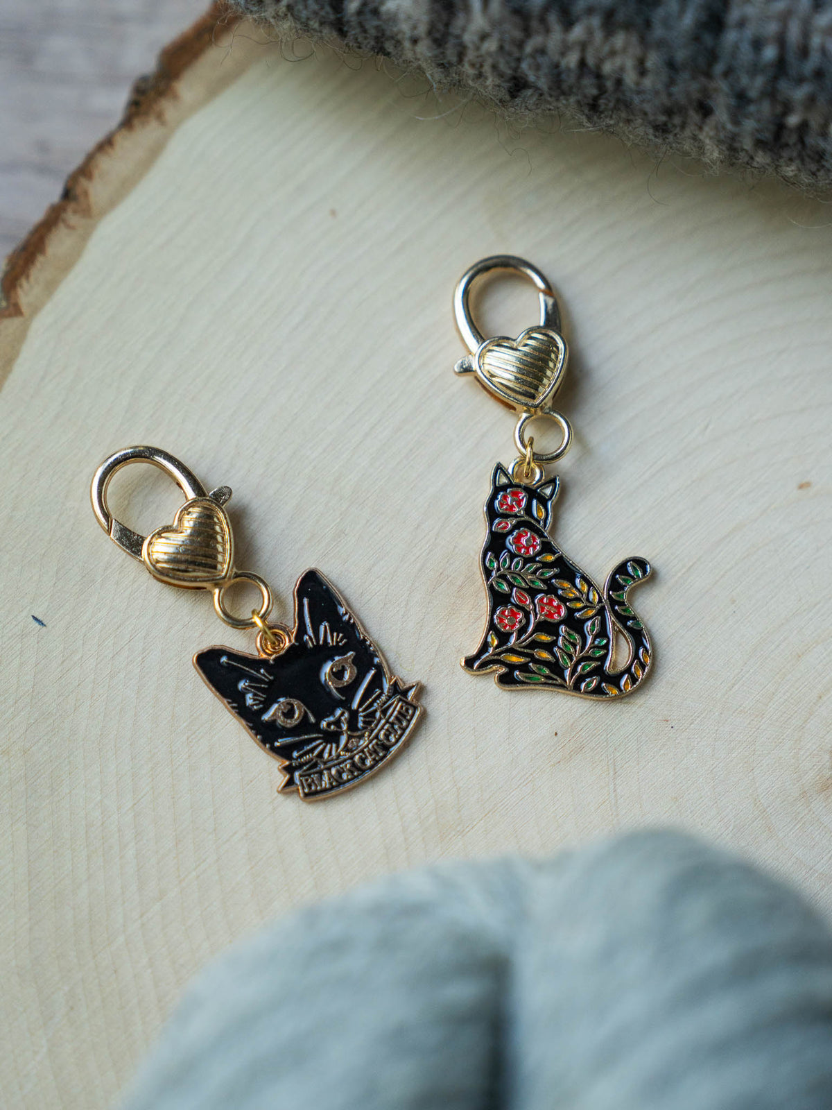 Black Cat Keychain