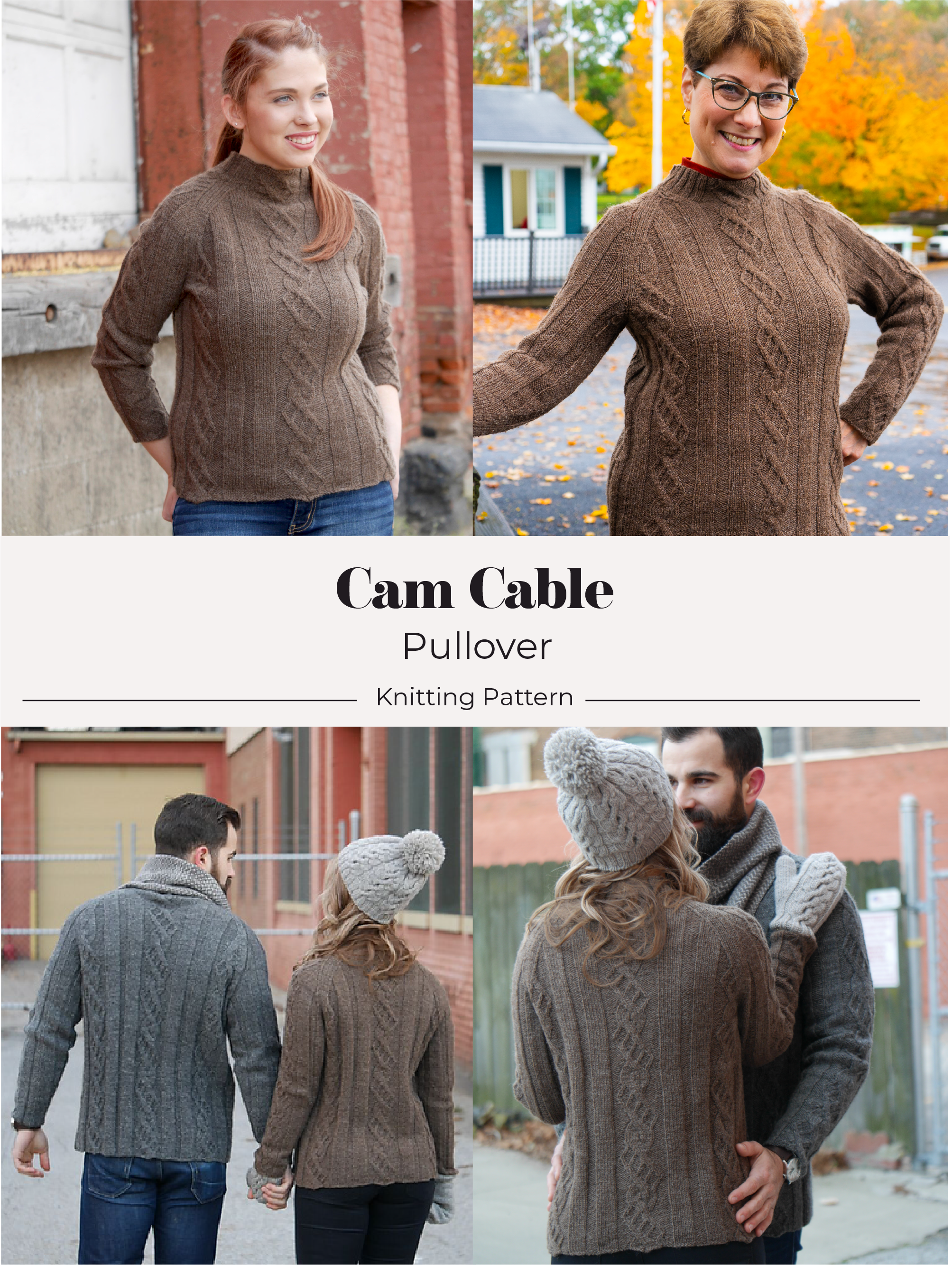 Cam Cable Pullover <br/><small>knitting pattern</small>