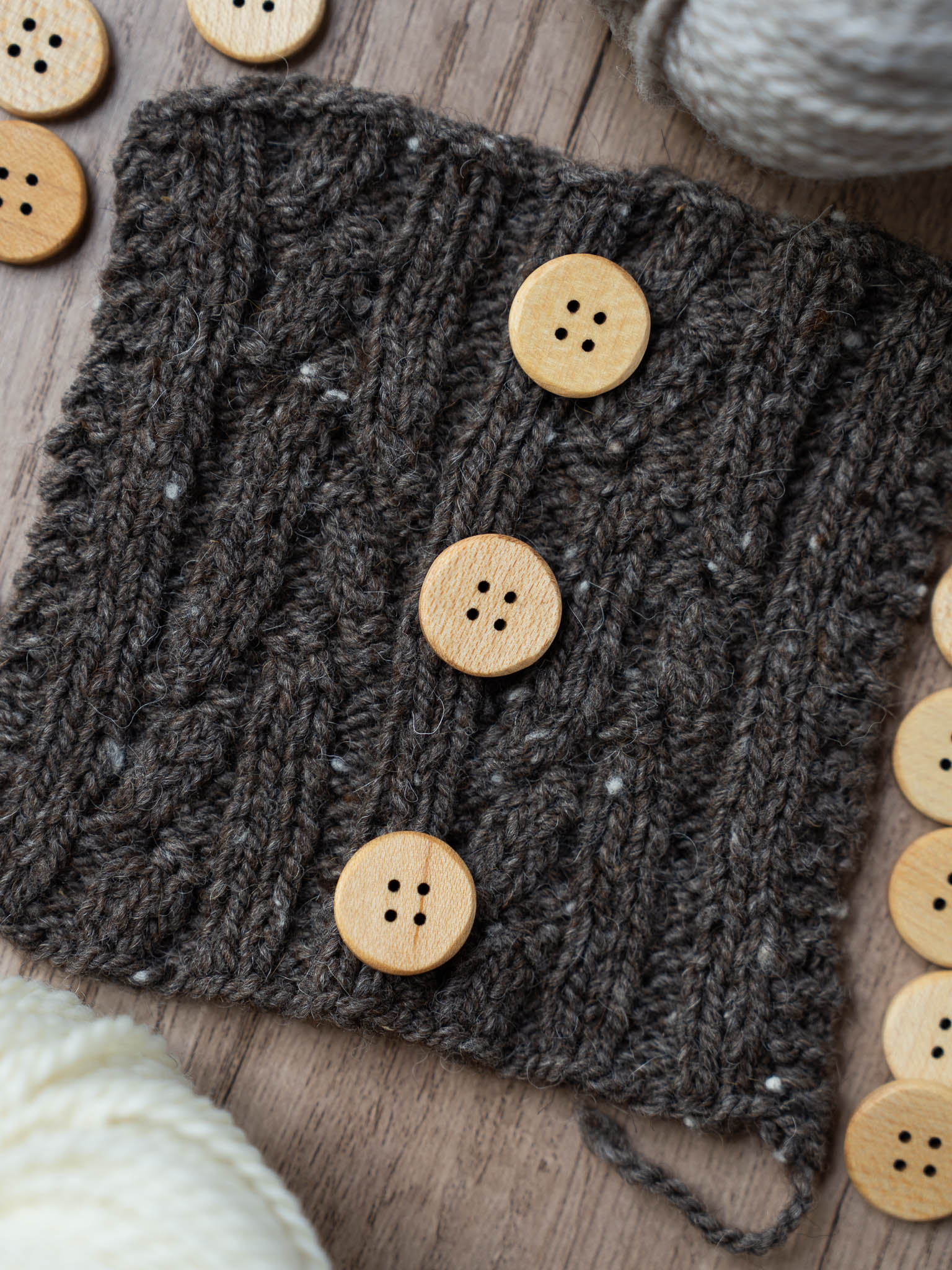Canadian Maple Wood <br/><small>20mm Wood Button</small>