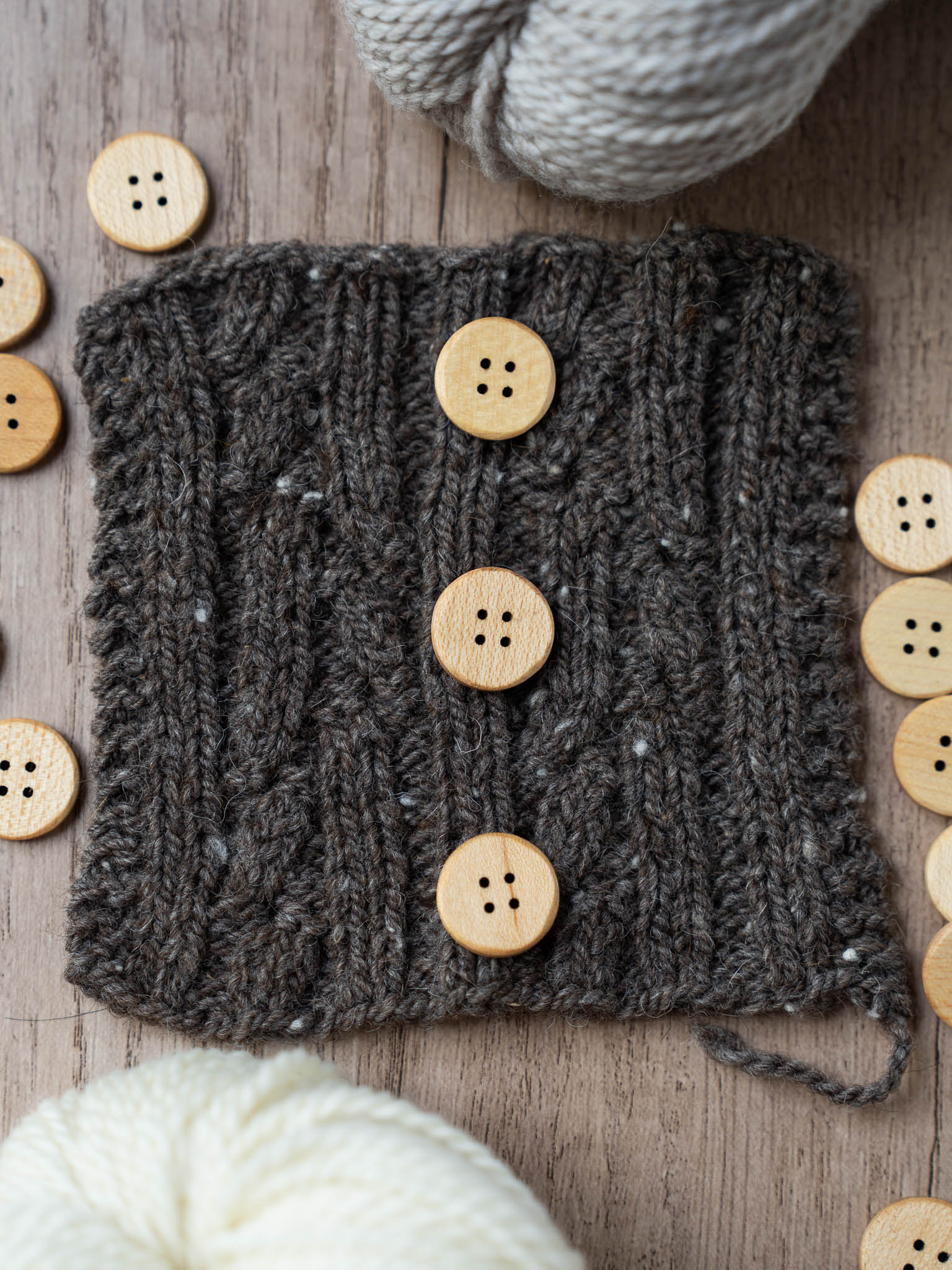 Canadian Maple Wood <br/><small>20mm Wood Button</small>