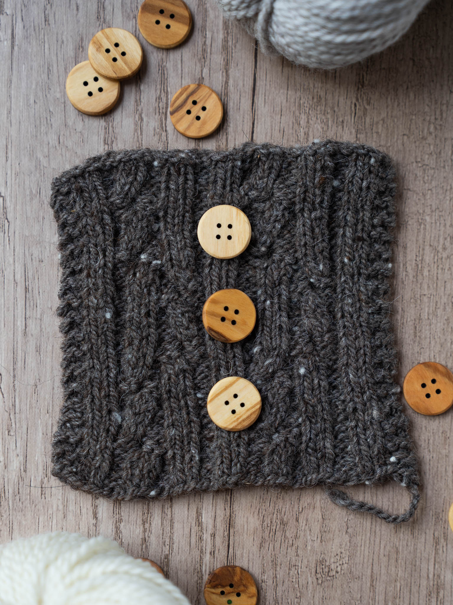 Canadian Olive Wood <br/><small>20mm Wood Button</small>