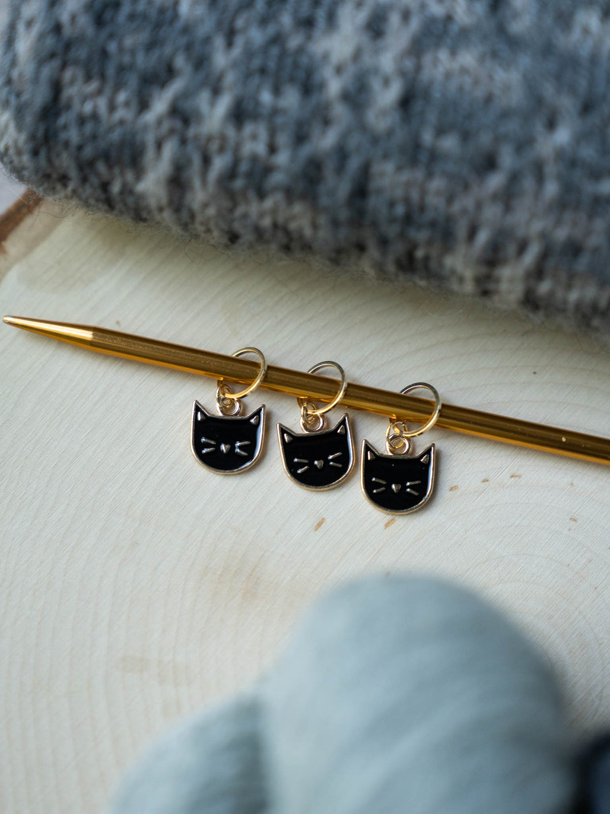 Black Cat Stitch Marker