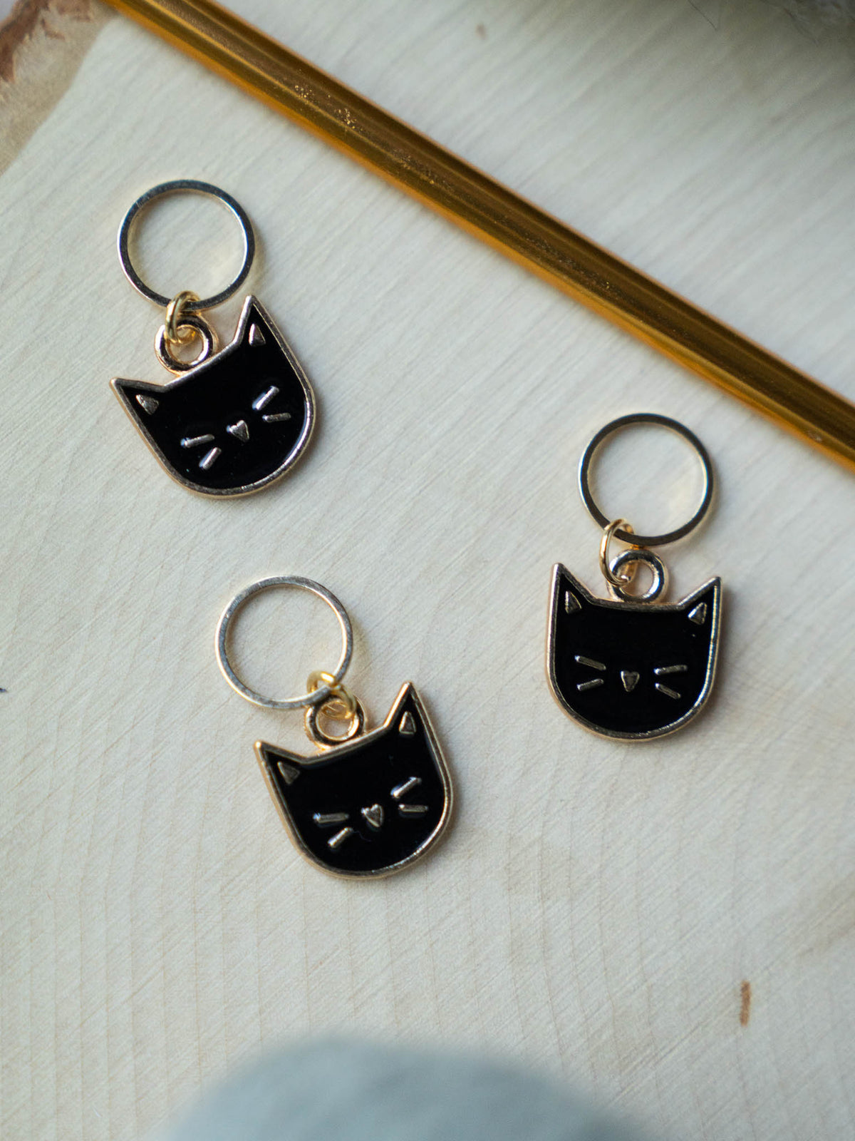 Black Cat Stitch Marker