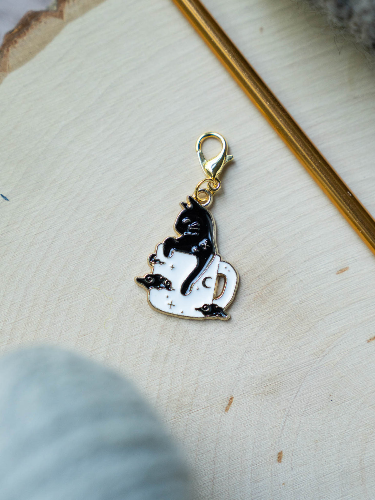 Black Cat Stitch Marker