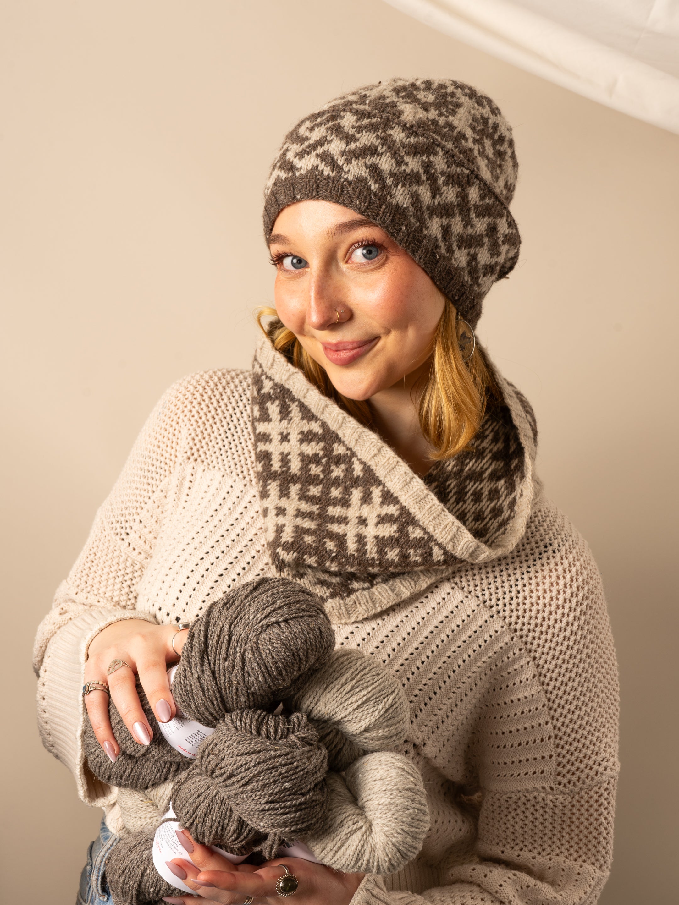 Hectare Cowl Knit Kit <br><small>yarn & knitting pattern kit</small>