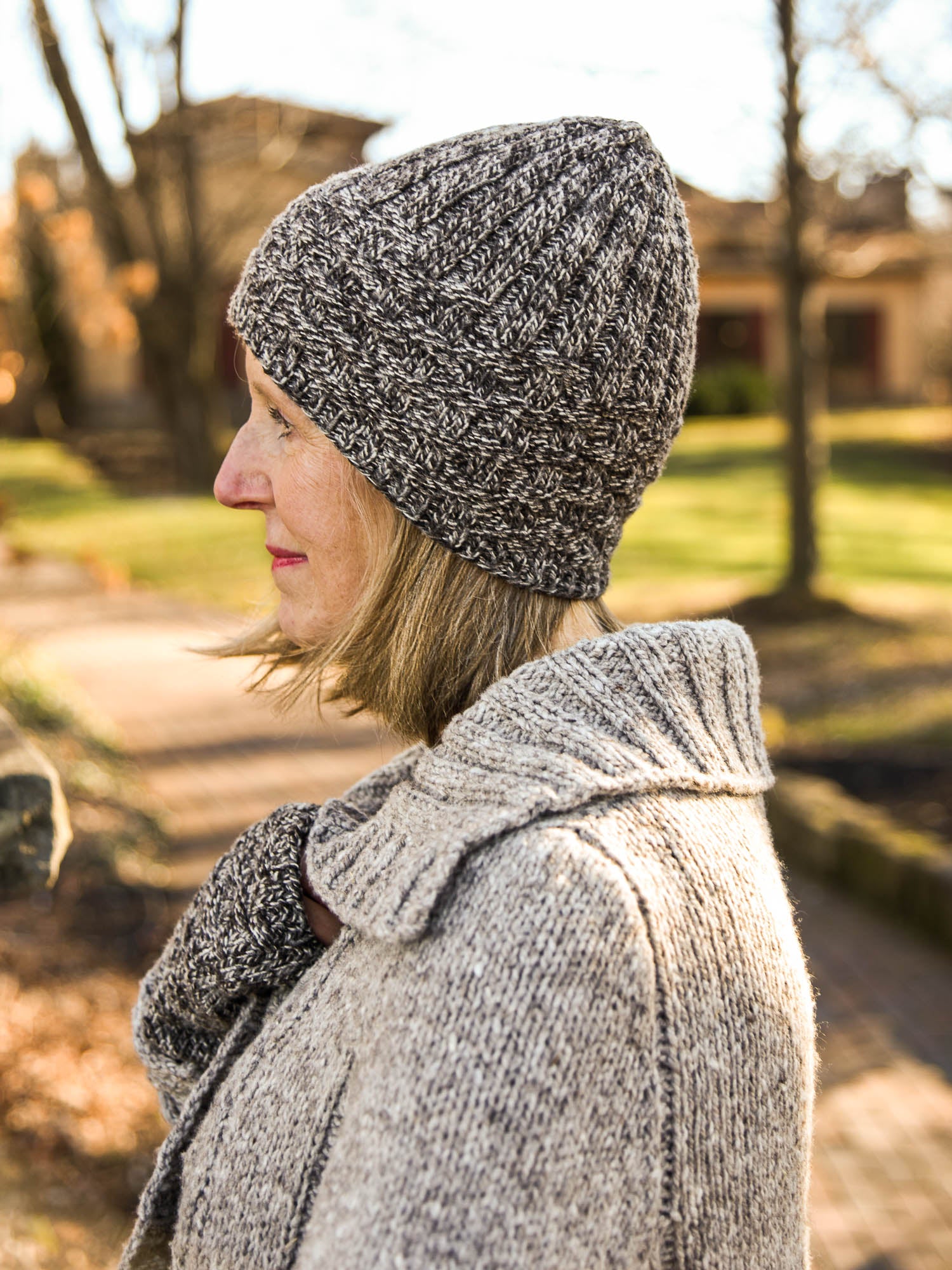 Creel Cap, Cowl, and Mitts <br/><small>knitting pattern</small>