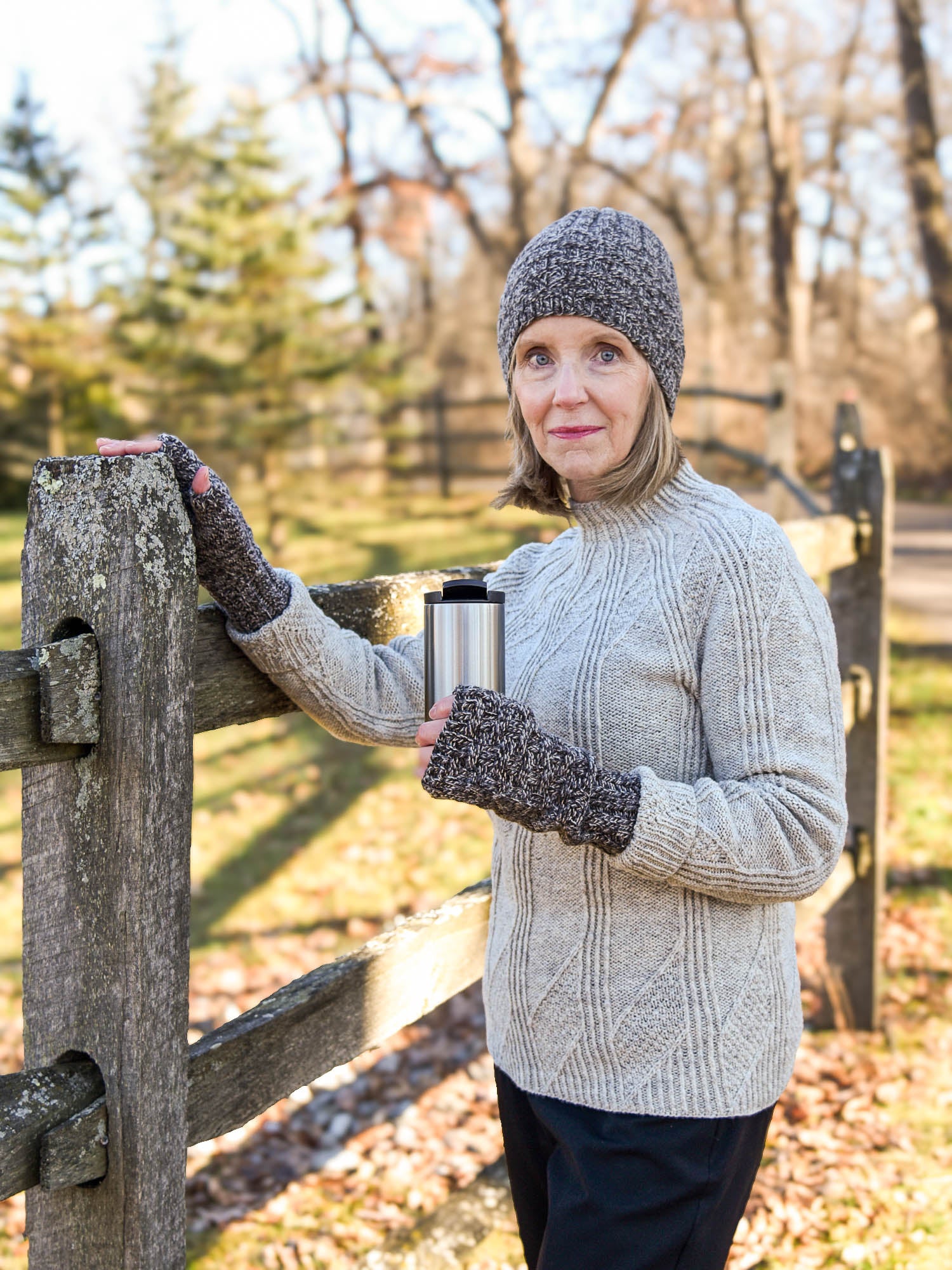 Creel Cap, Cowl, and Mitts <br/><small>knitting pattern</small>