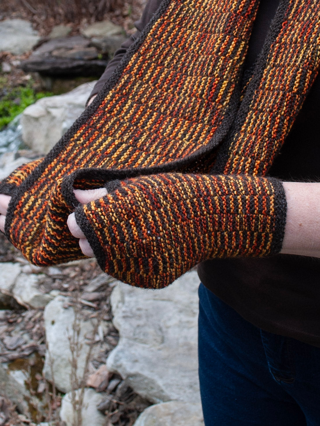 Sweet Tweed Mitts <br/><small>knitting pattern</small>