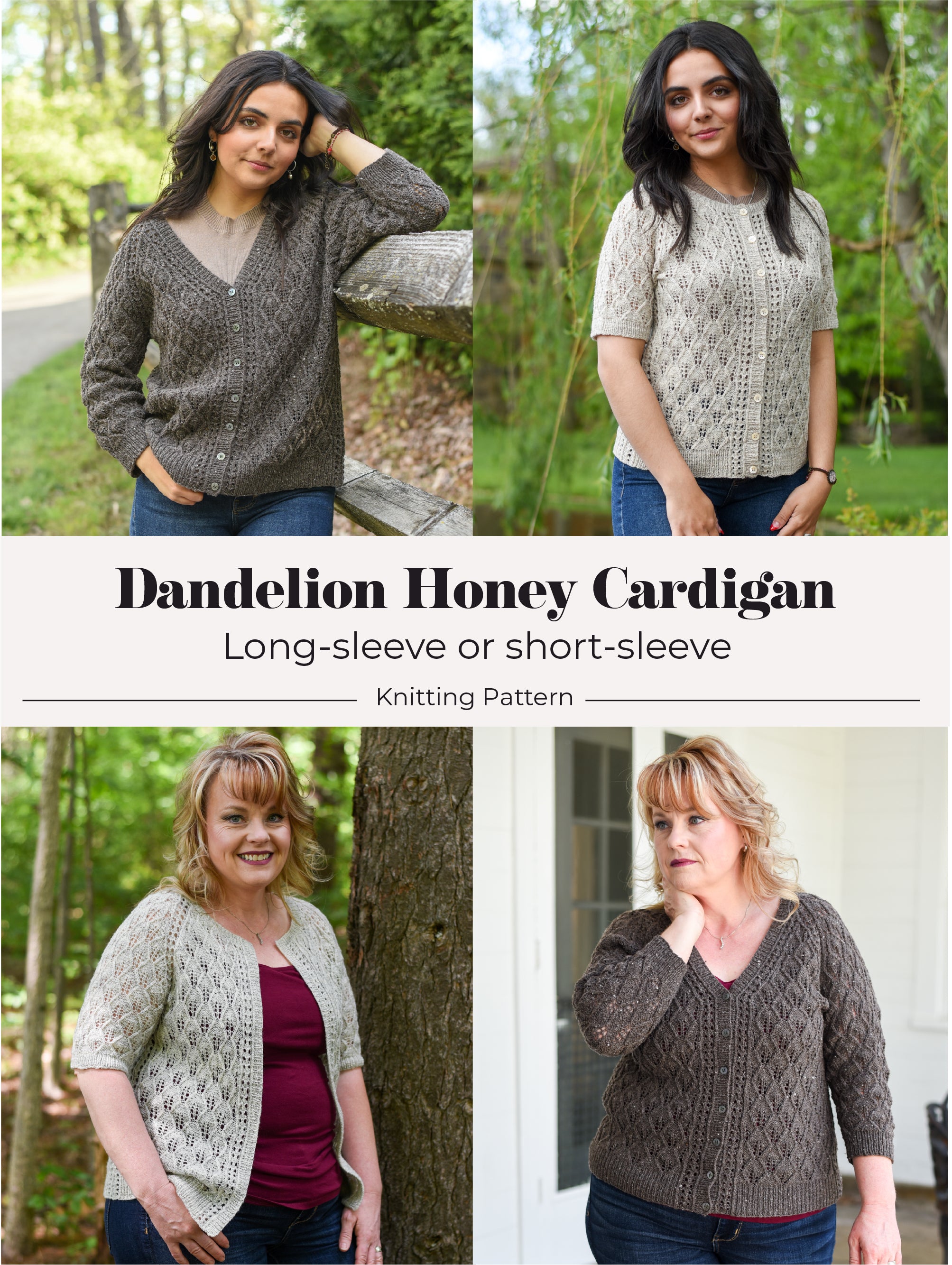 Dandelion Honey Cardigan<br/><small>knitting pattern</small>