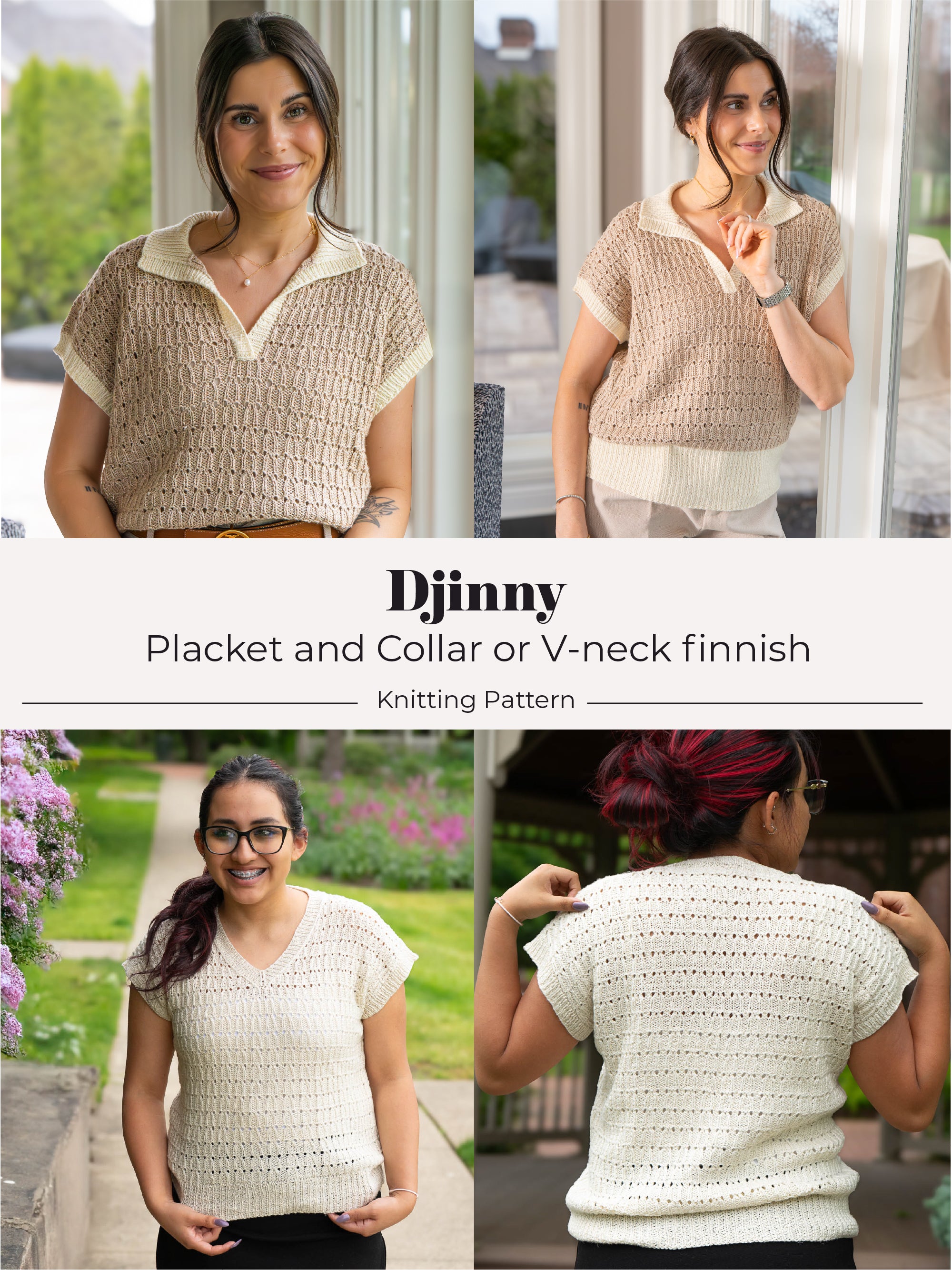 Djinny <br/><small>sweater knitting pattern</small>