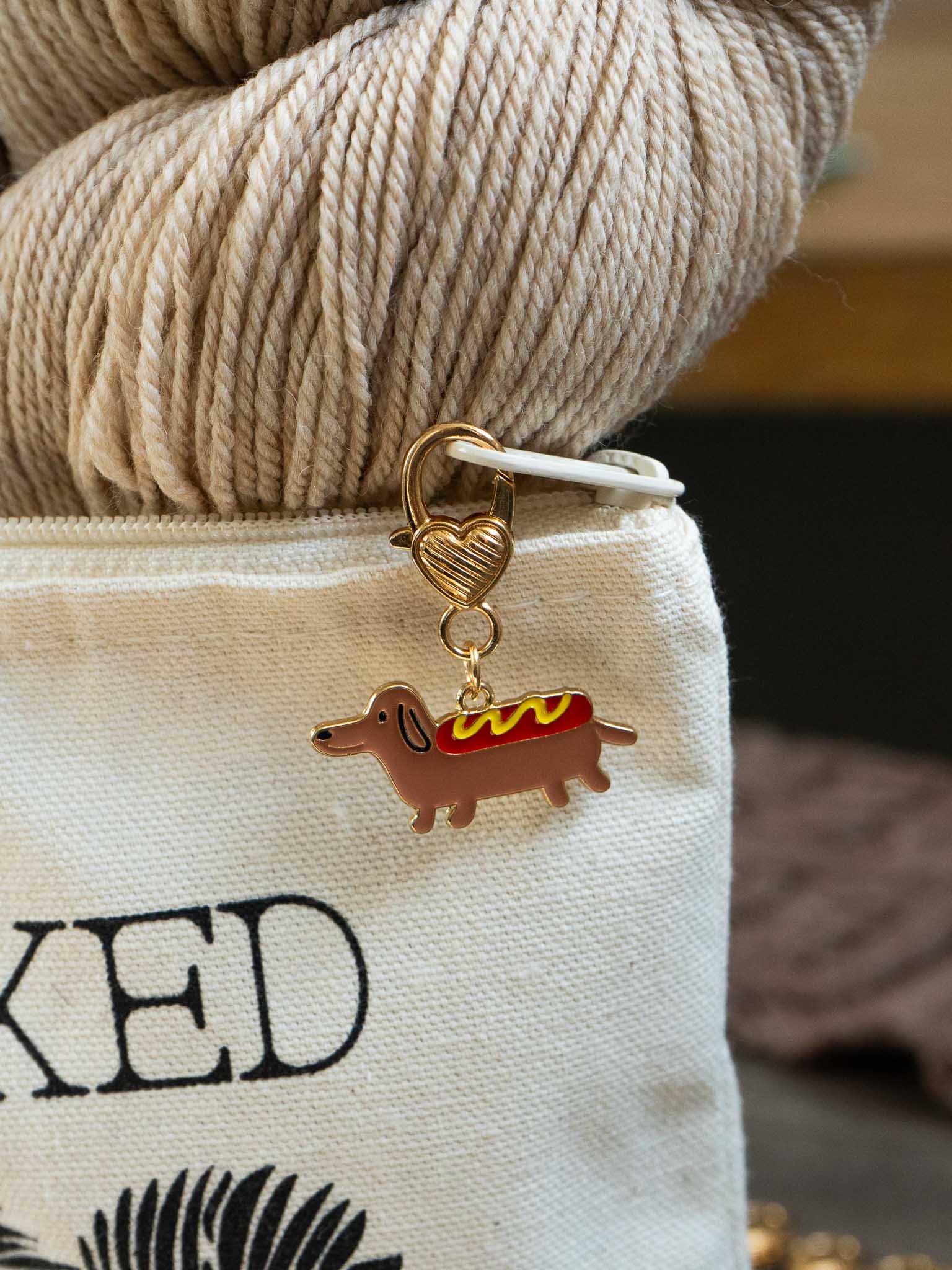 Project Bag Dog Keychain