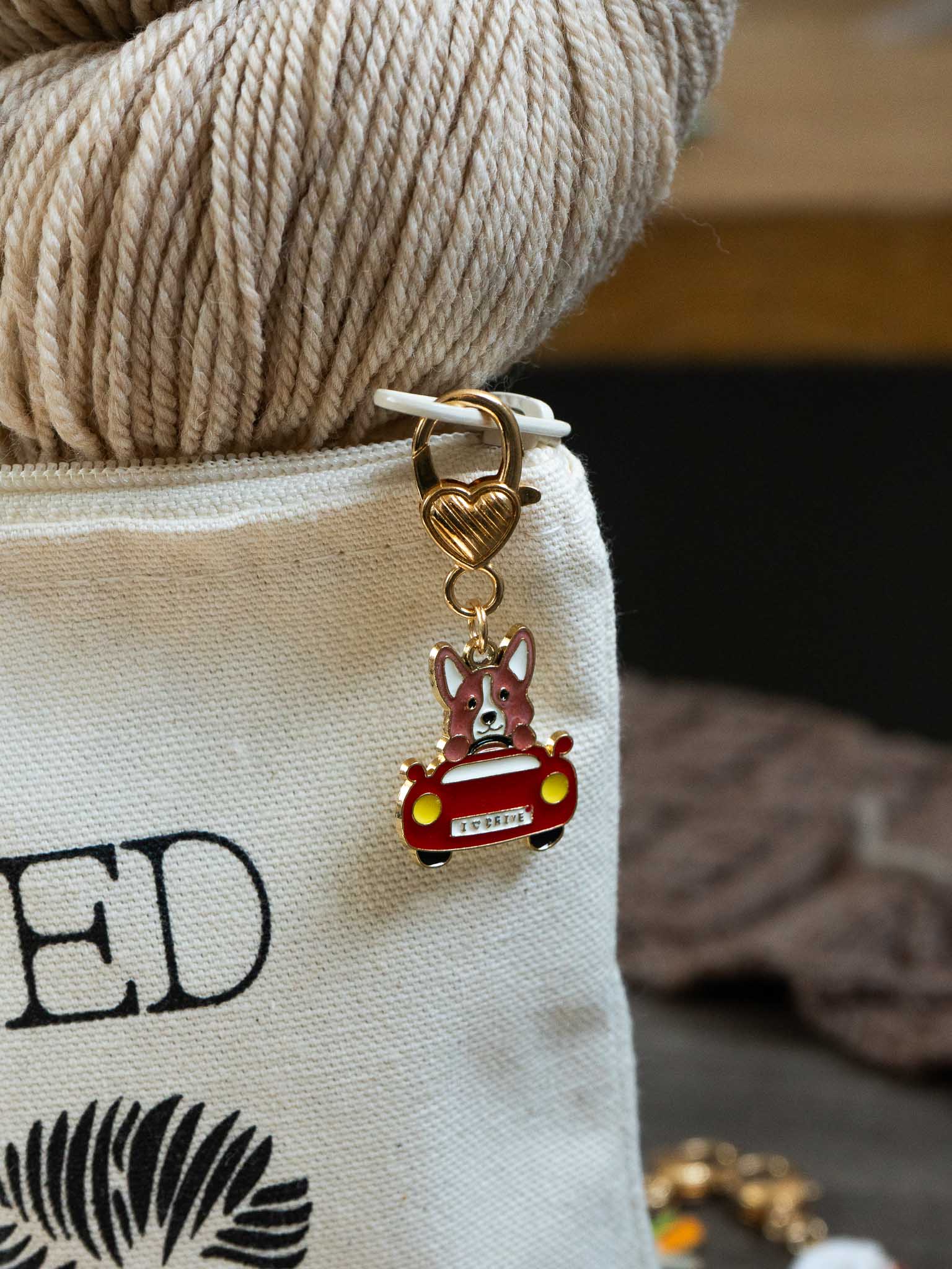 Project Bag Dog Keychain