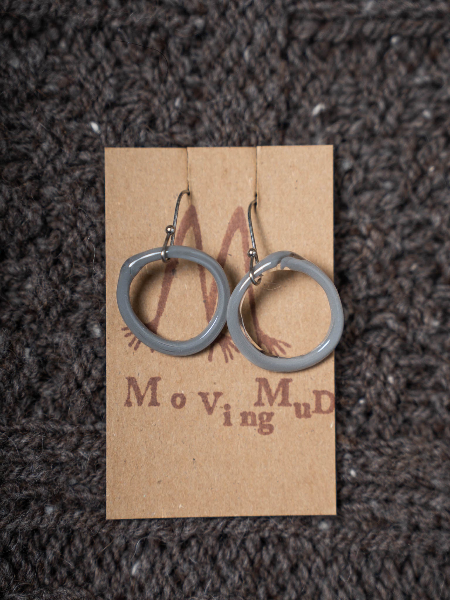 Moving Mud Handcrafted Glass Earrings