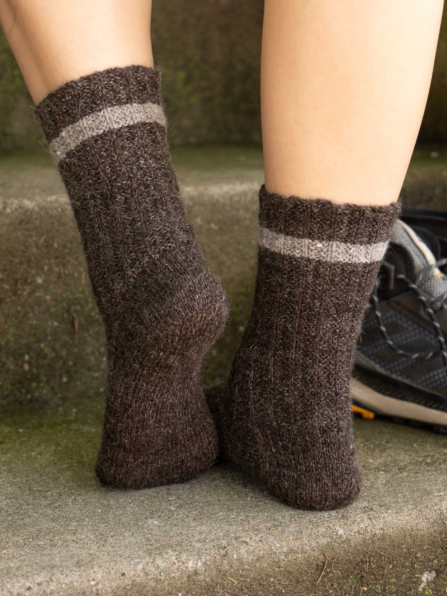 Easy Hiker<br/><small>sock knitting pattern</small>