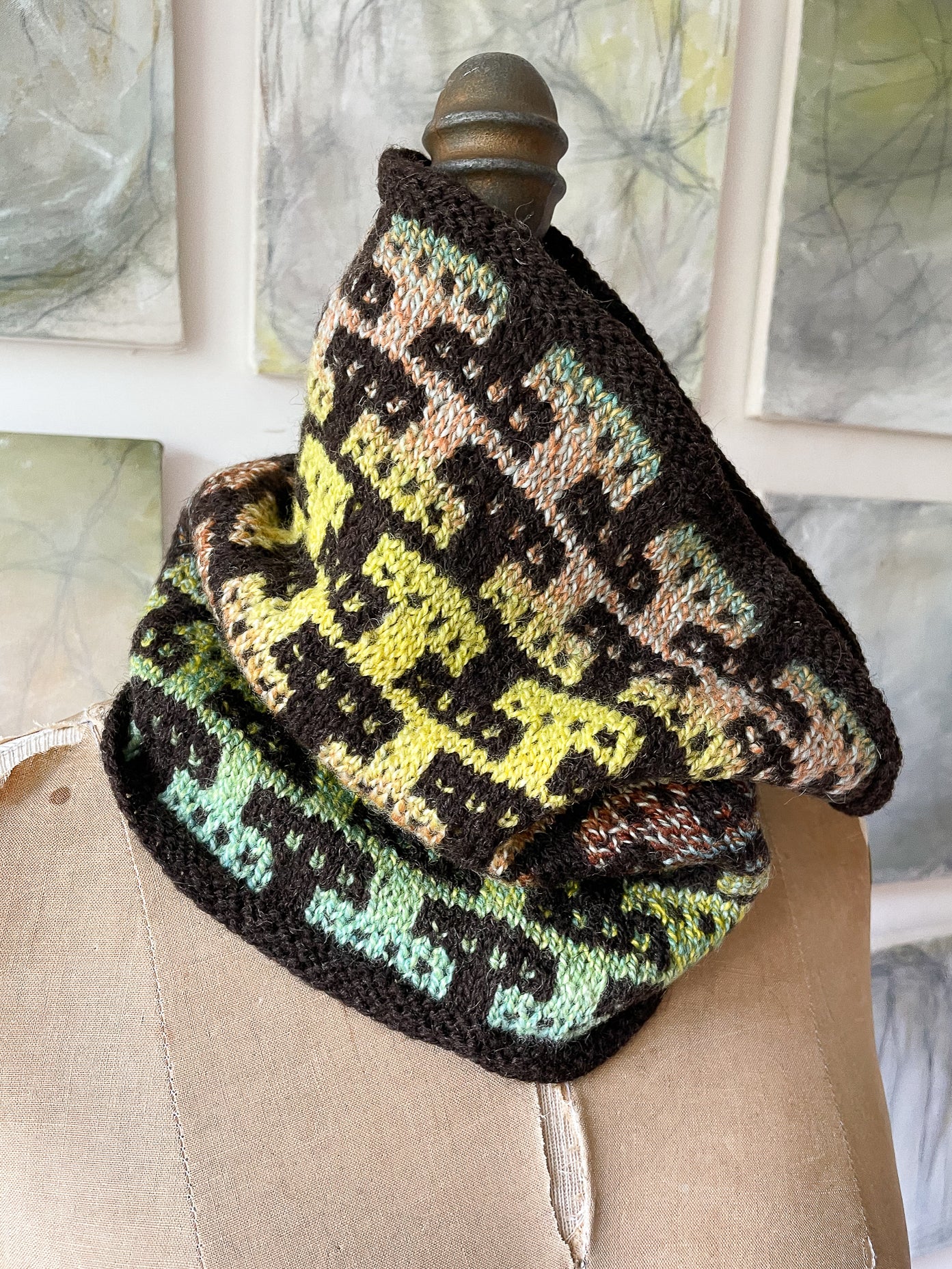 Funiculí, Funiculá Cowl <br/><small>knitting pattern</small>