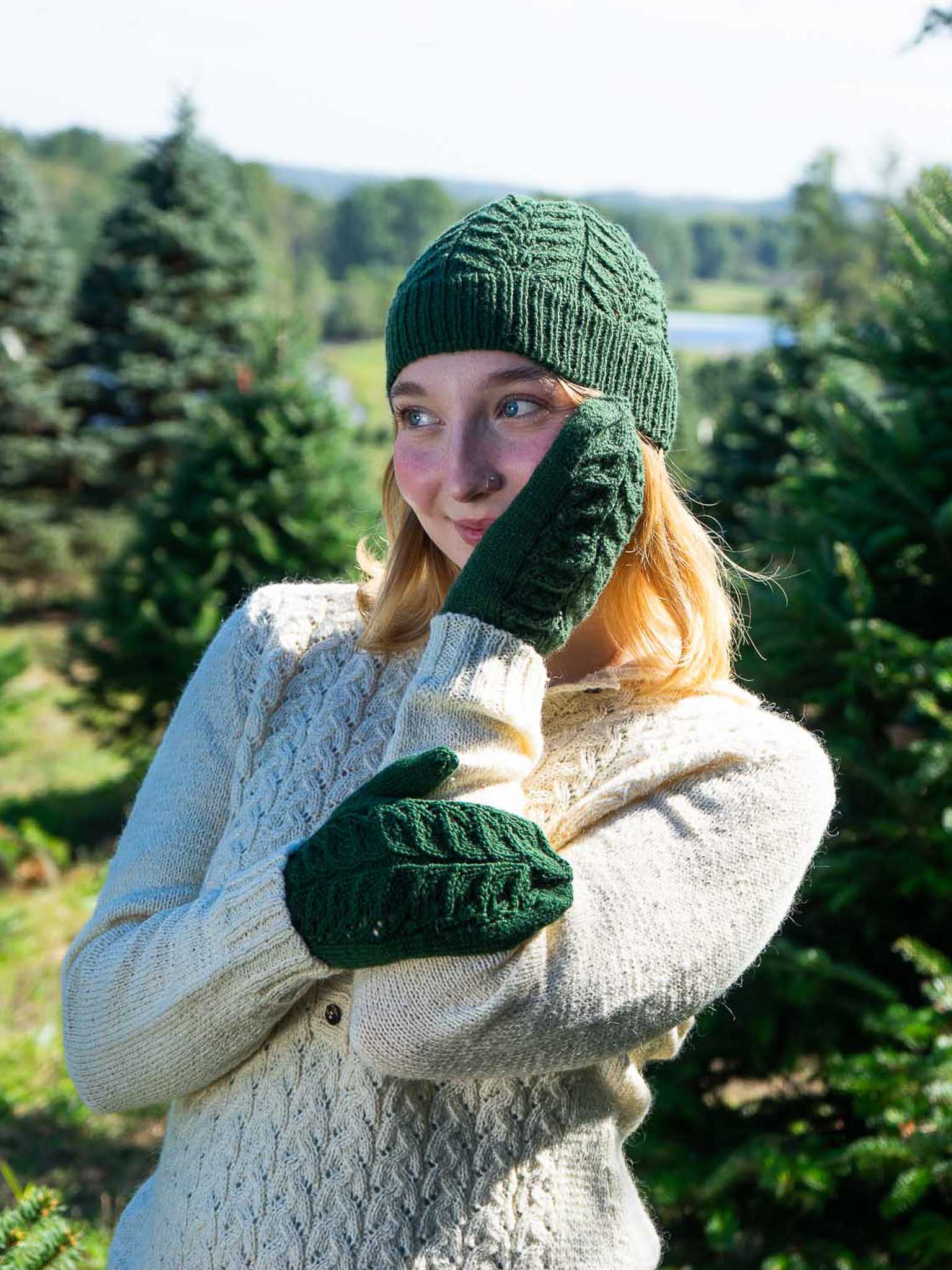 Grape Leaf Mittens by Patty Lyons <br/><small>Featured Festivus Pattern</small>