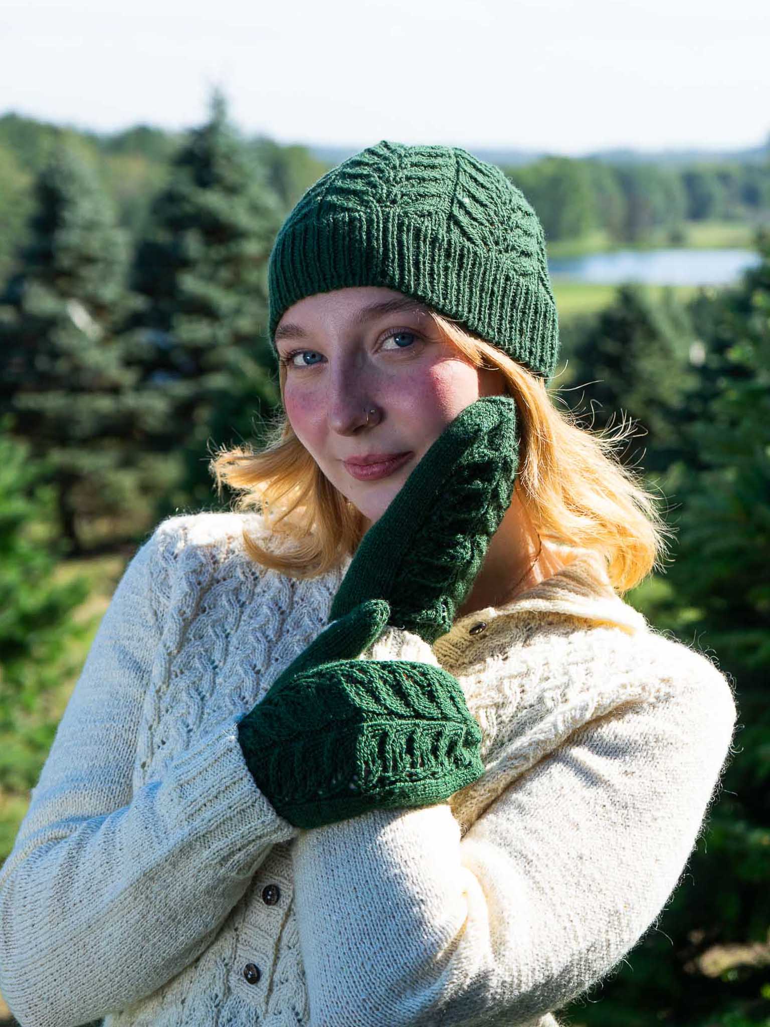 Grape Leaf Hat by Patty Lyons <br/><small>Featured Festivus Pattern</small>