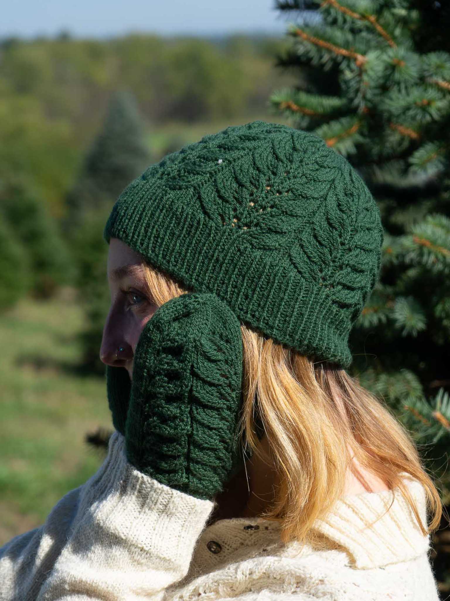 Grape Leaf Hat by Patty Lyons <br/><small>Featured Festivus Pattern</small>