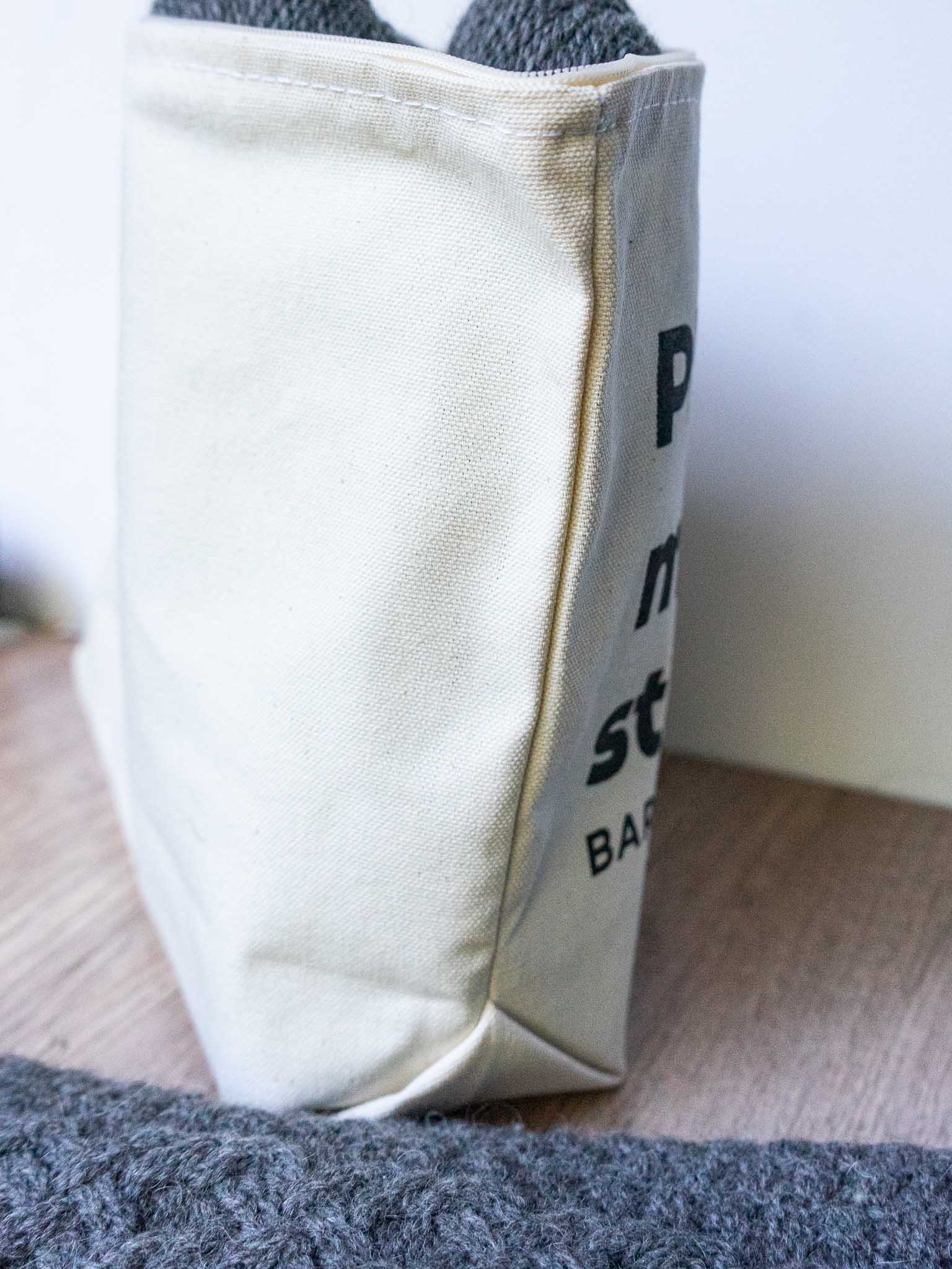 "Resting Stitch Face" Project Bag Canvas