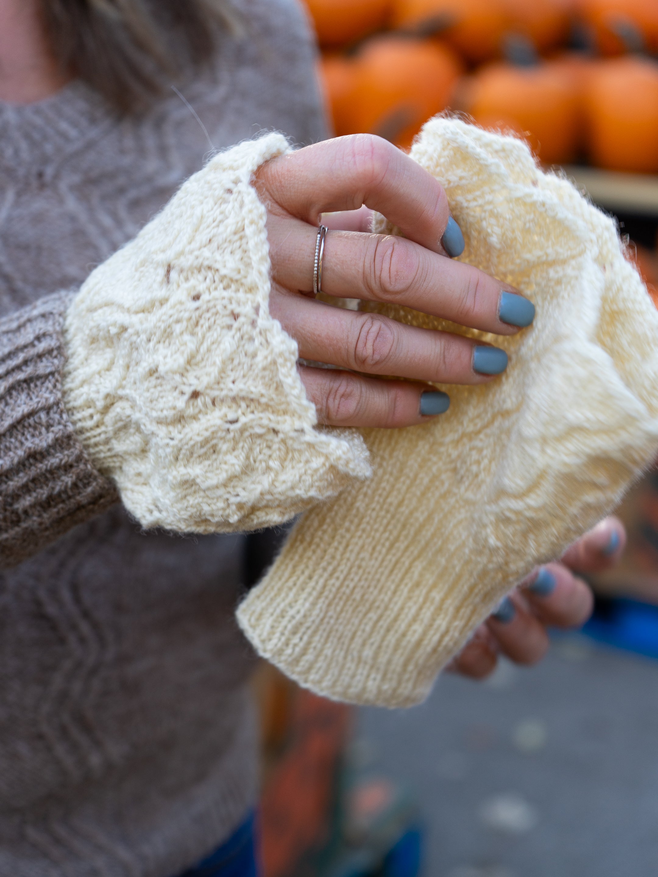 Hellebores Lace Beret and Wristlet Set <br/><small>knitting pattern</small>