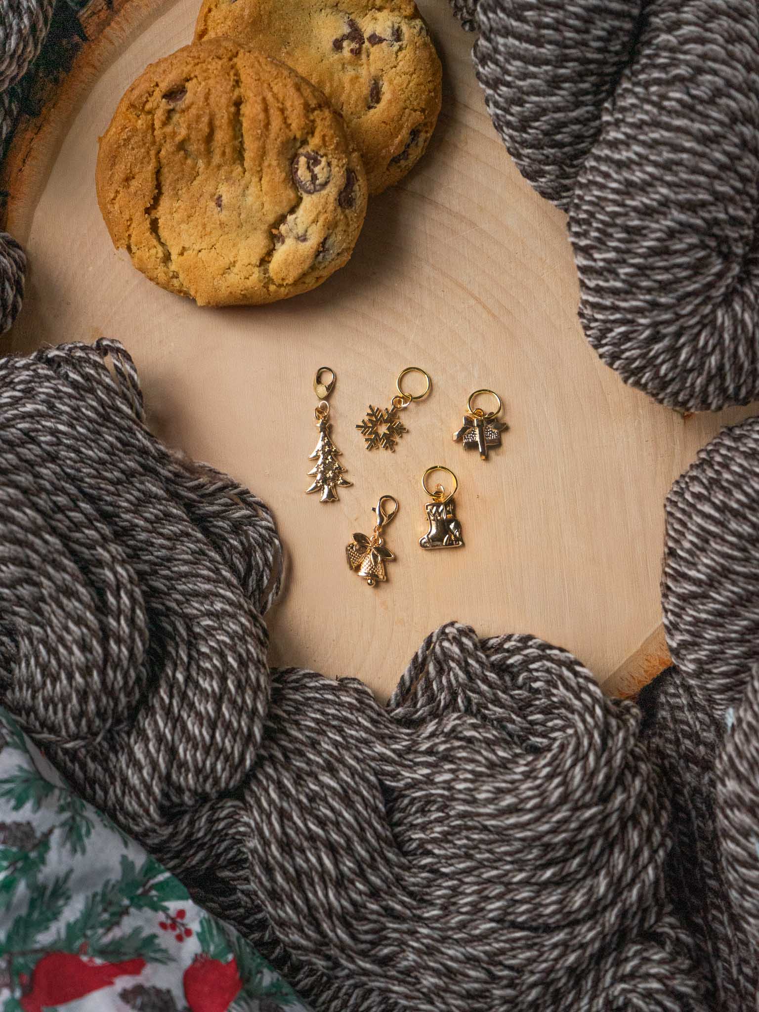 Holiday Stitch Marker Set of Five 2025