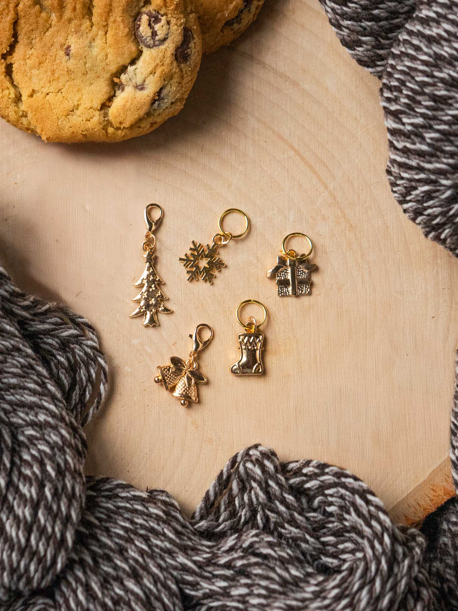 Holiday Stitch Marker Set of Five 2025