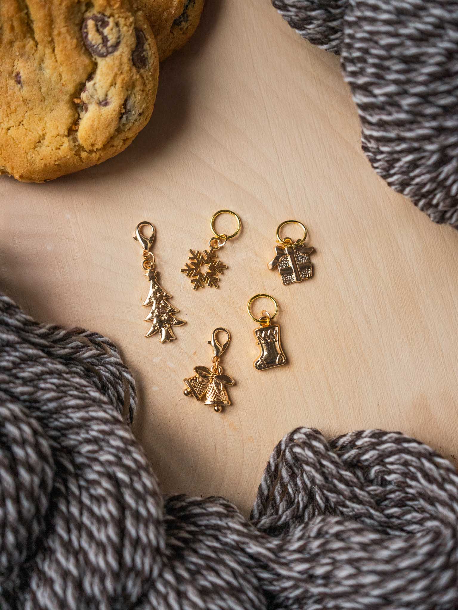 Holiday Stitch Marker Set of Five 2025