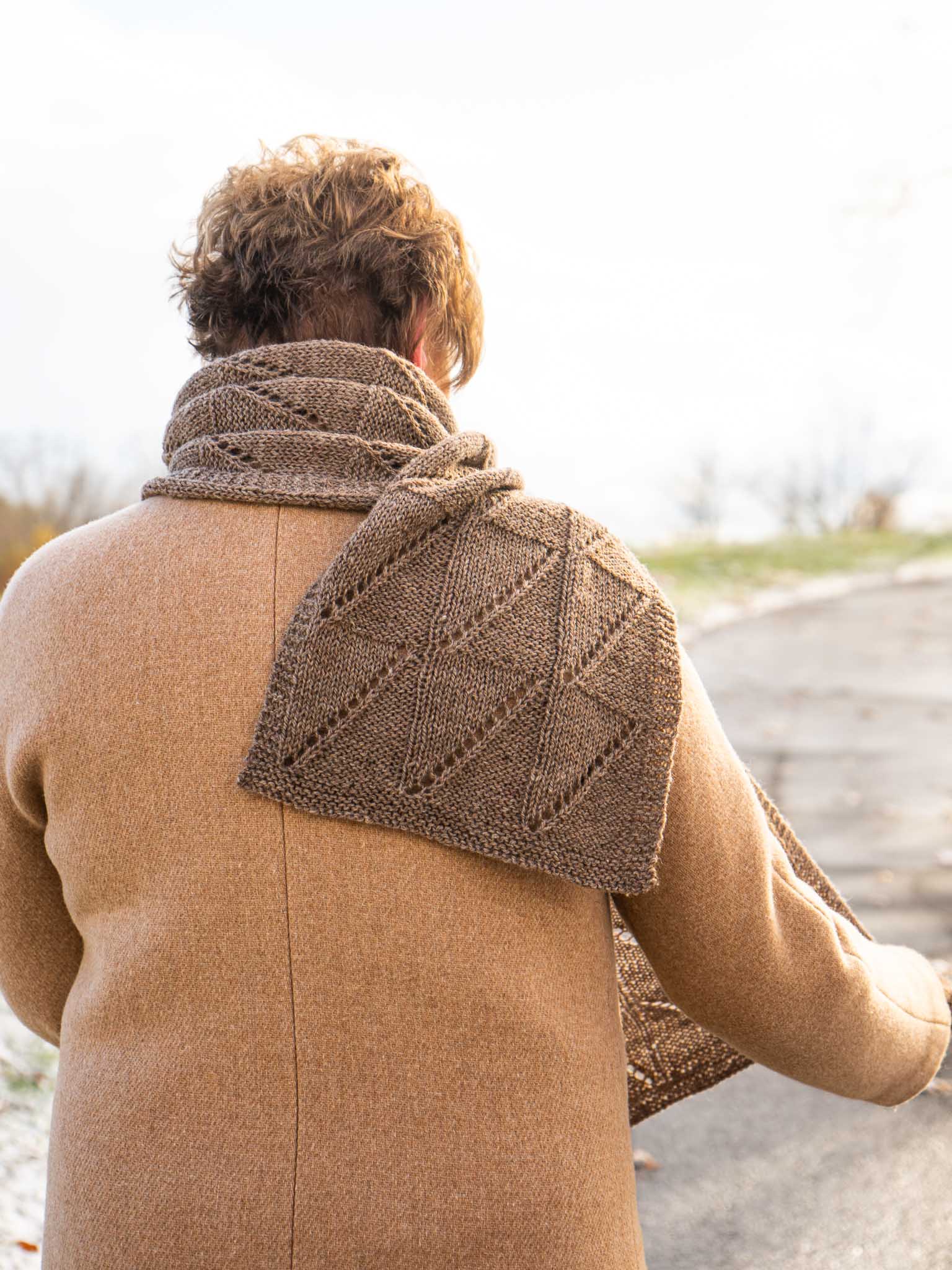 Hypoteneuse Stole/Scarf <br/><small>knitting pattern</small>