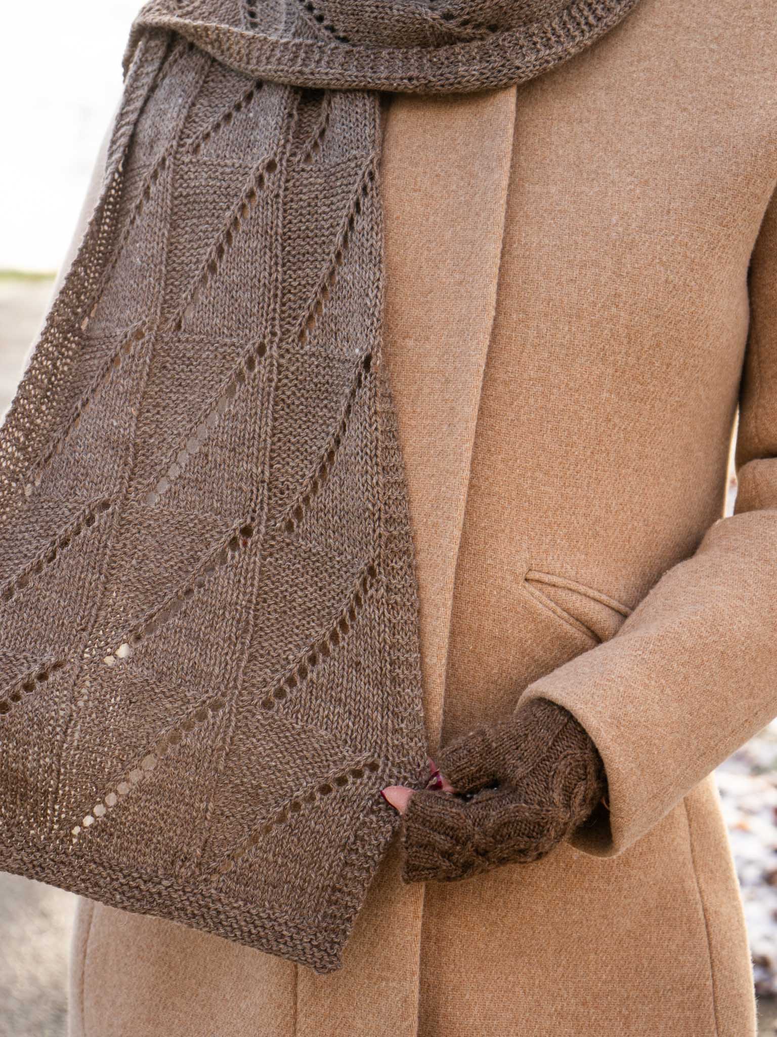 Hypoteneuse Stole/Scarf <br/><small>knitting pattern</small>