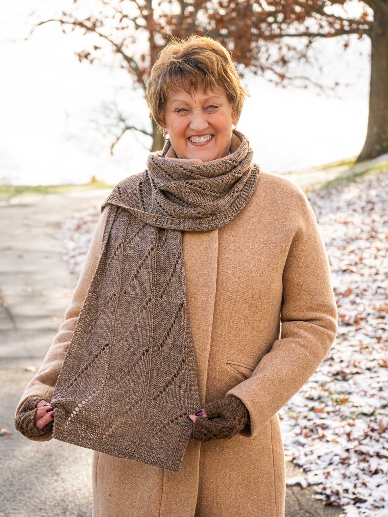 Hypoteneuse Stole/Scarf <br/><small>knitting pattern</small>