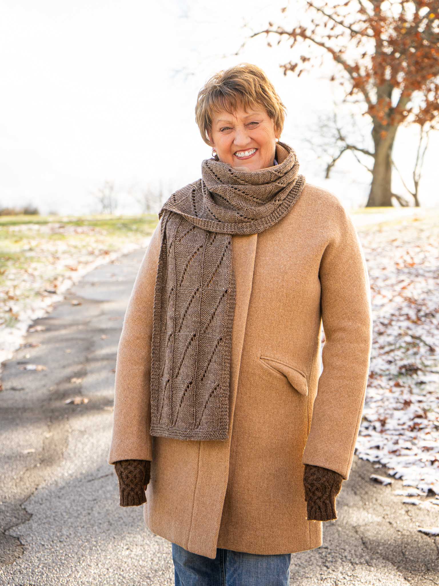 Hypoteneuse Stole/Scarf <br/><small>knitting pattern</small>