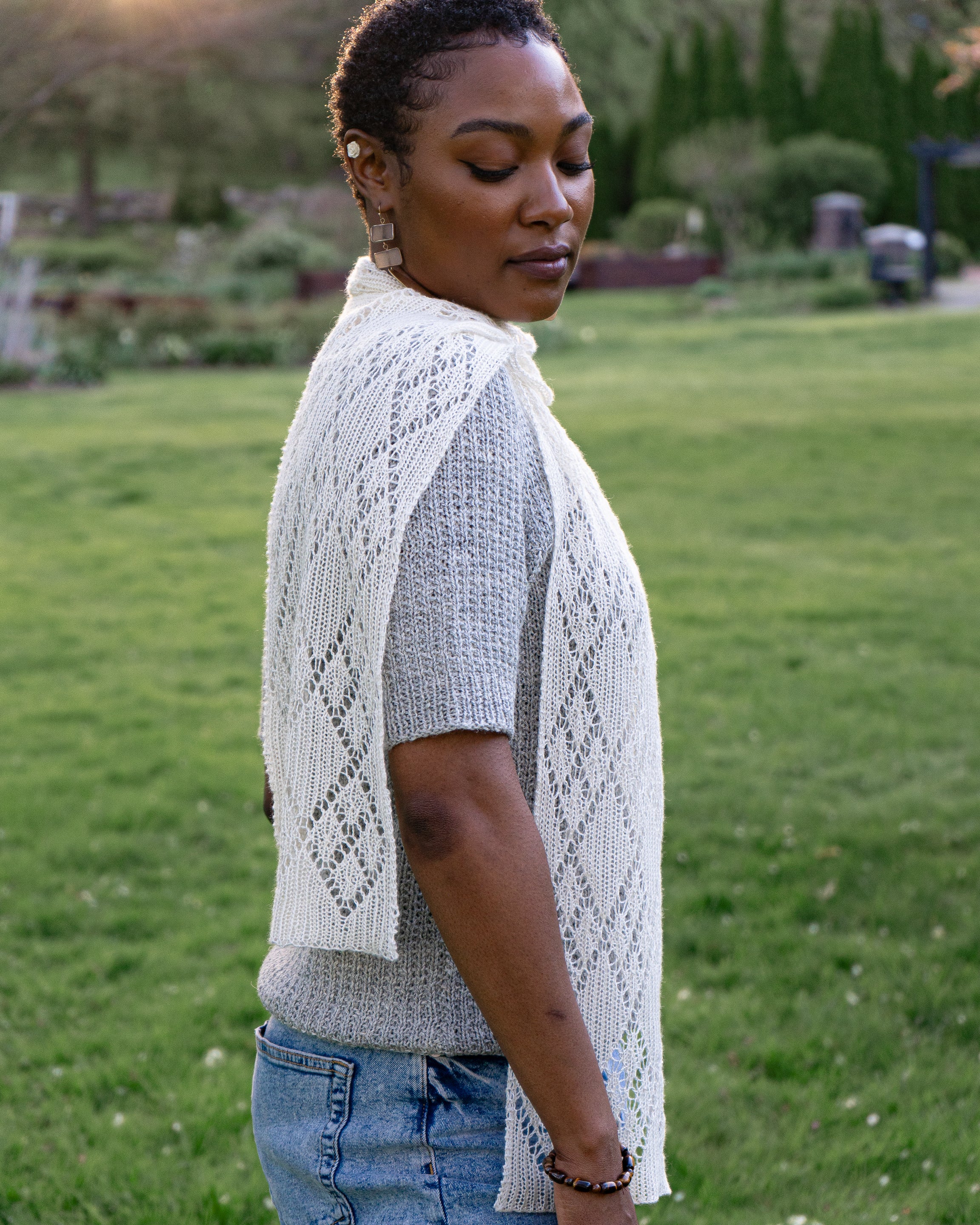 I Kiss and Tell Scarf or Stole <br/><small>knitting pattern</small>