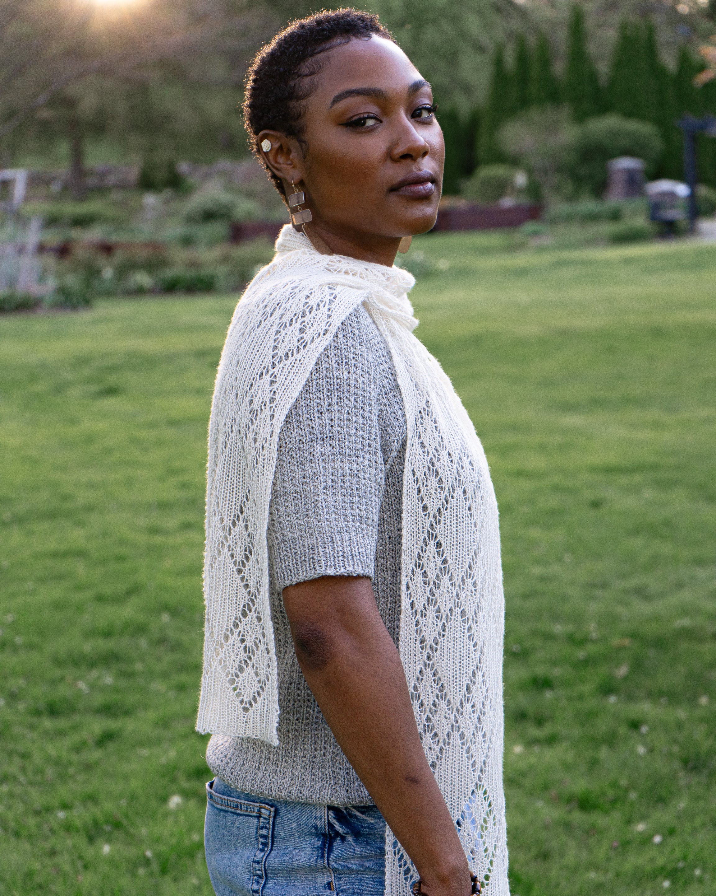 I Kiss and Tell Scarf or Stole <br/><small>knitting pattern</small>