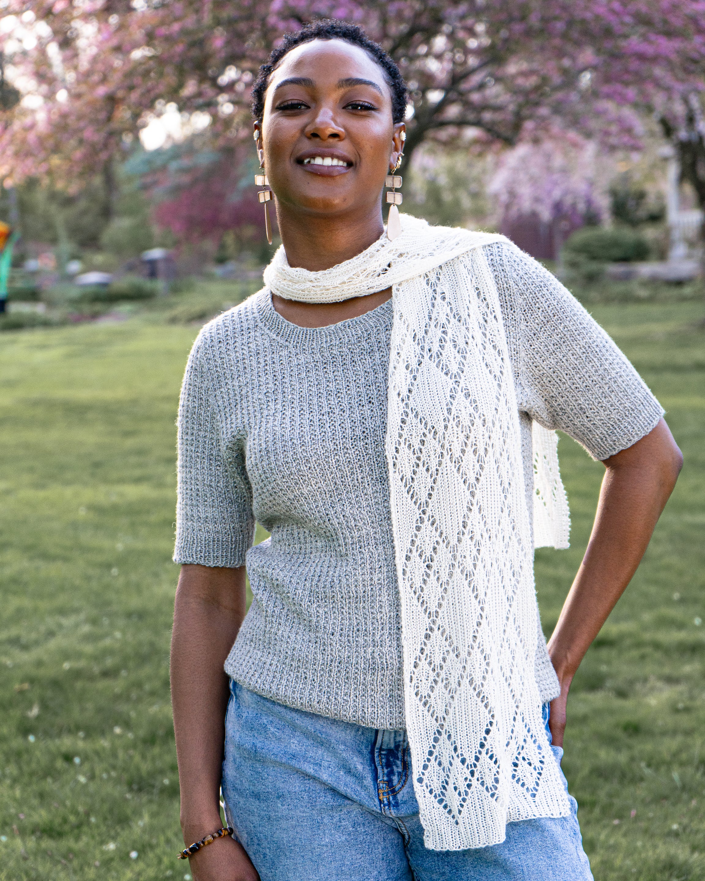 I Kiss and Tell Scarf or Stole <br/><small>knitting pattern</small>