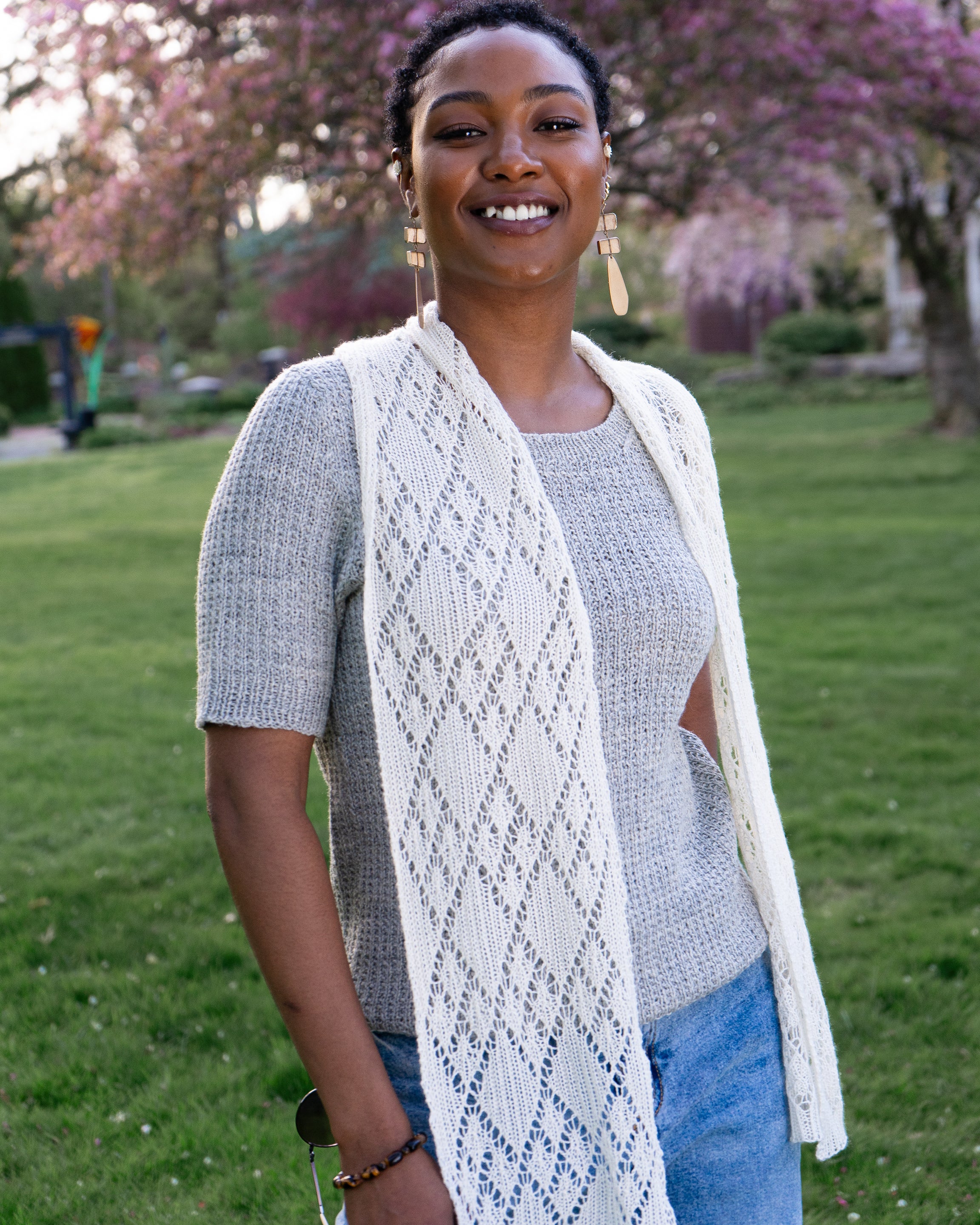 I Kiss and Tell Scarf or Stole <br/><small>knitting pattern</small>