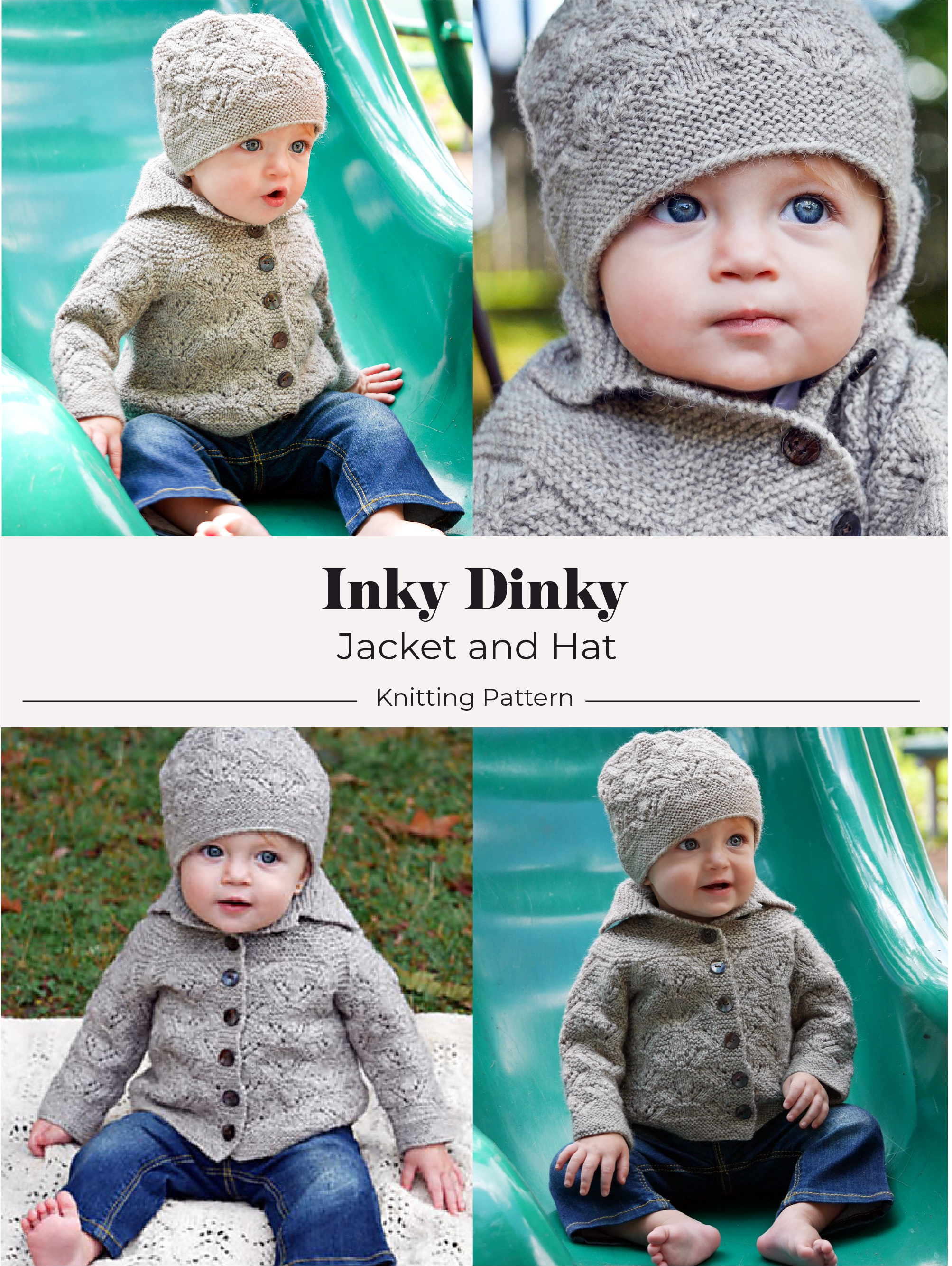 Inky Dinky Jacket and Hat <br/><small>knitting pattern</small>